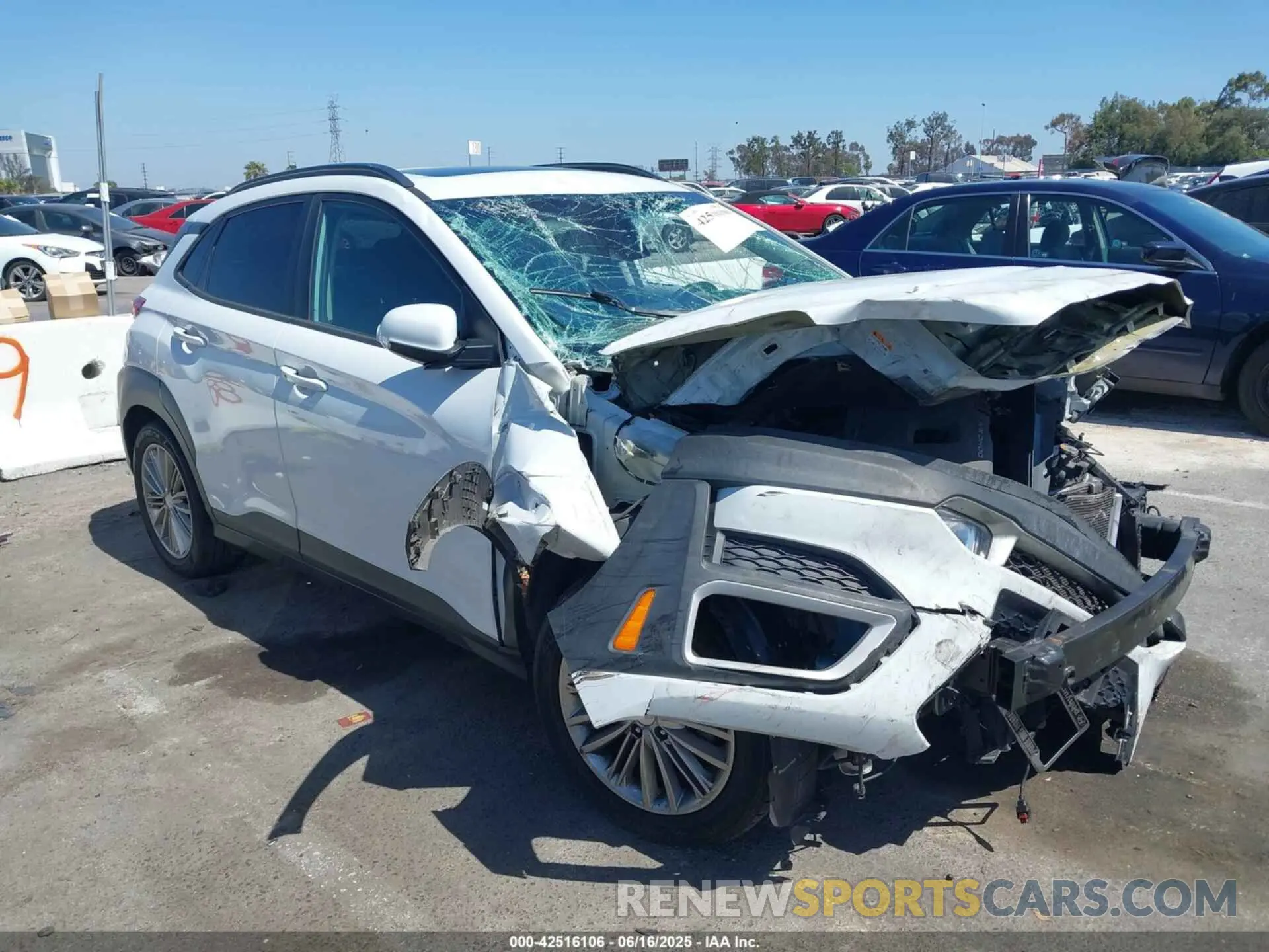 1 fotografías del automóvil dañado KM8K62AA6KU363226 HYUNDAI KONA 2019