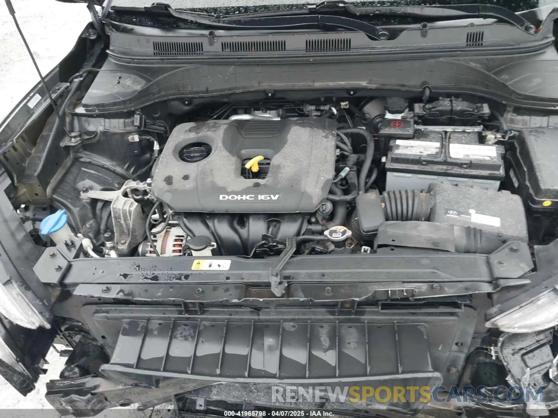 10 fotografías del automóvil dañado KM8K6CAA4KU257251 HYUNDAI KONA 2019