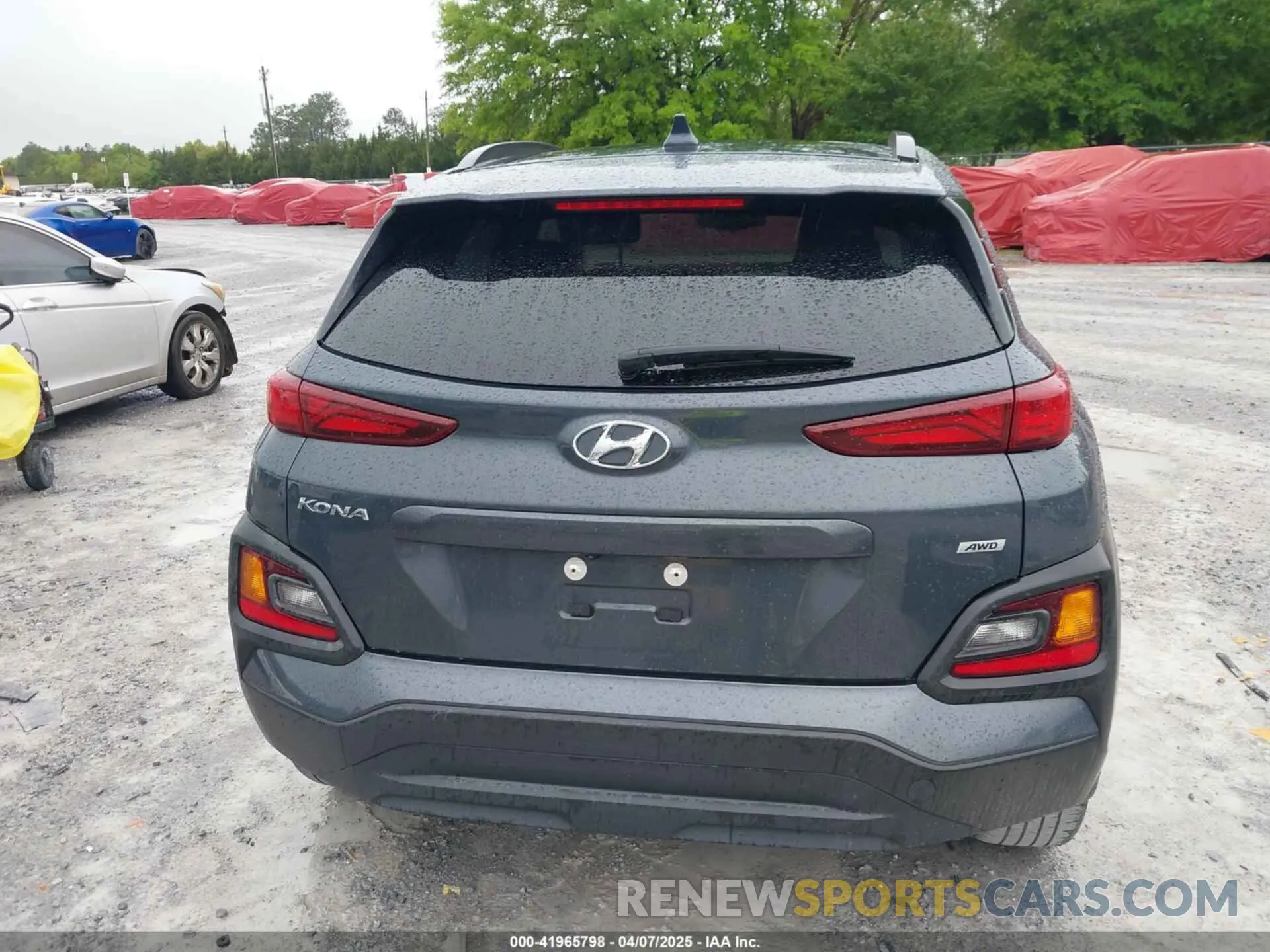 16 fotografías del automóvil dañado KM8K6CAA4KU257251 HYUNDAI KONA 2019