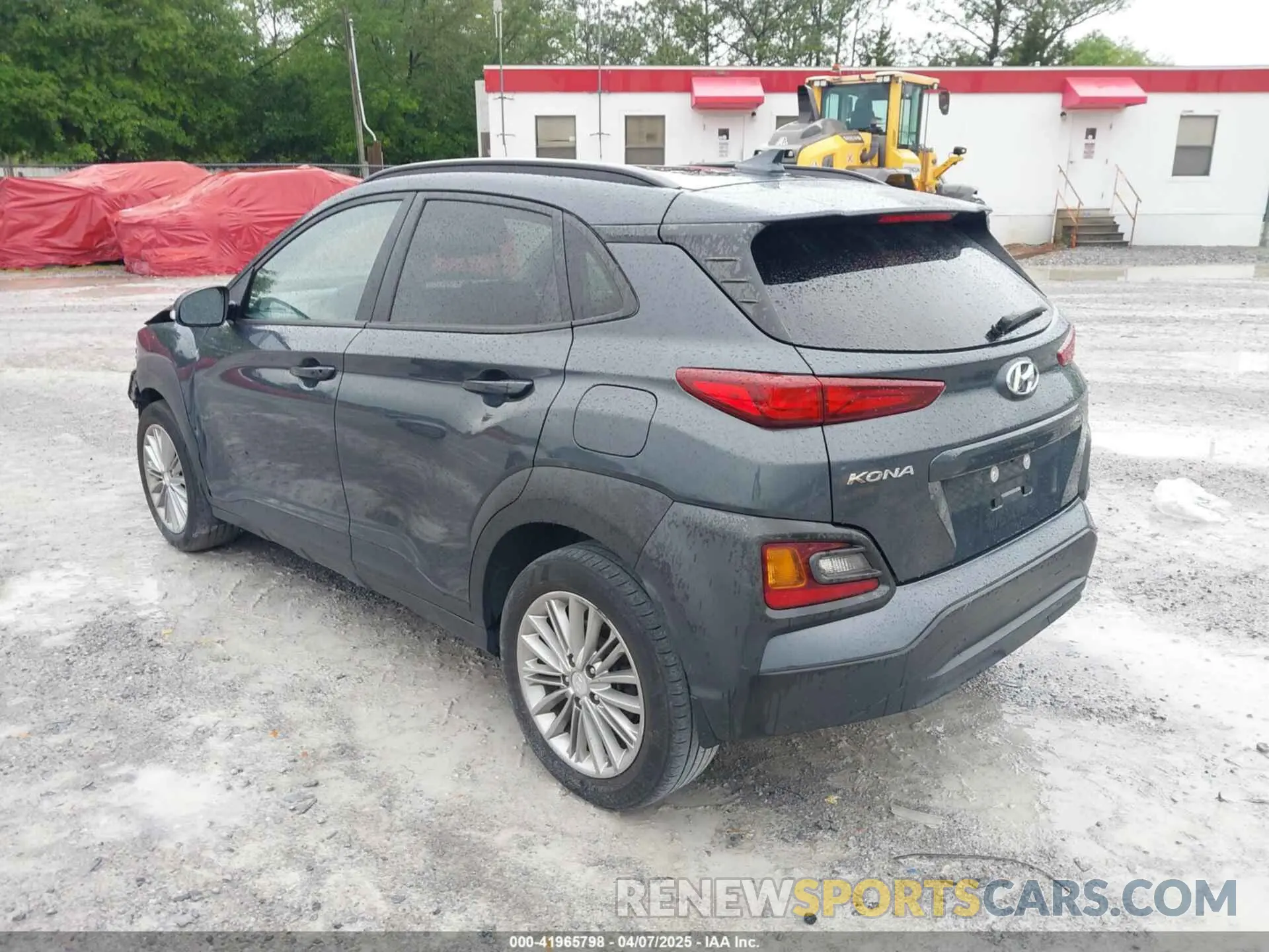 3 fotografías del automóvil dañado KM8K6CAA4KU257251 HYUNDAI KONA 2019