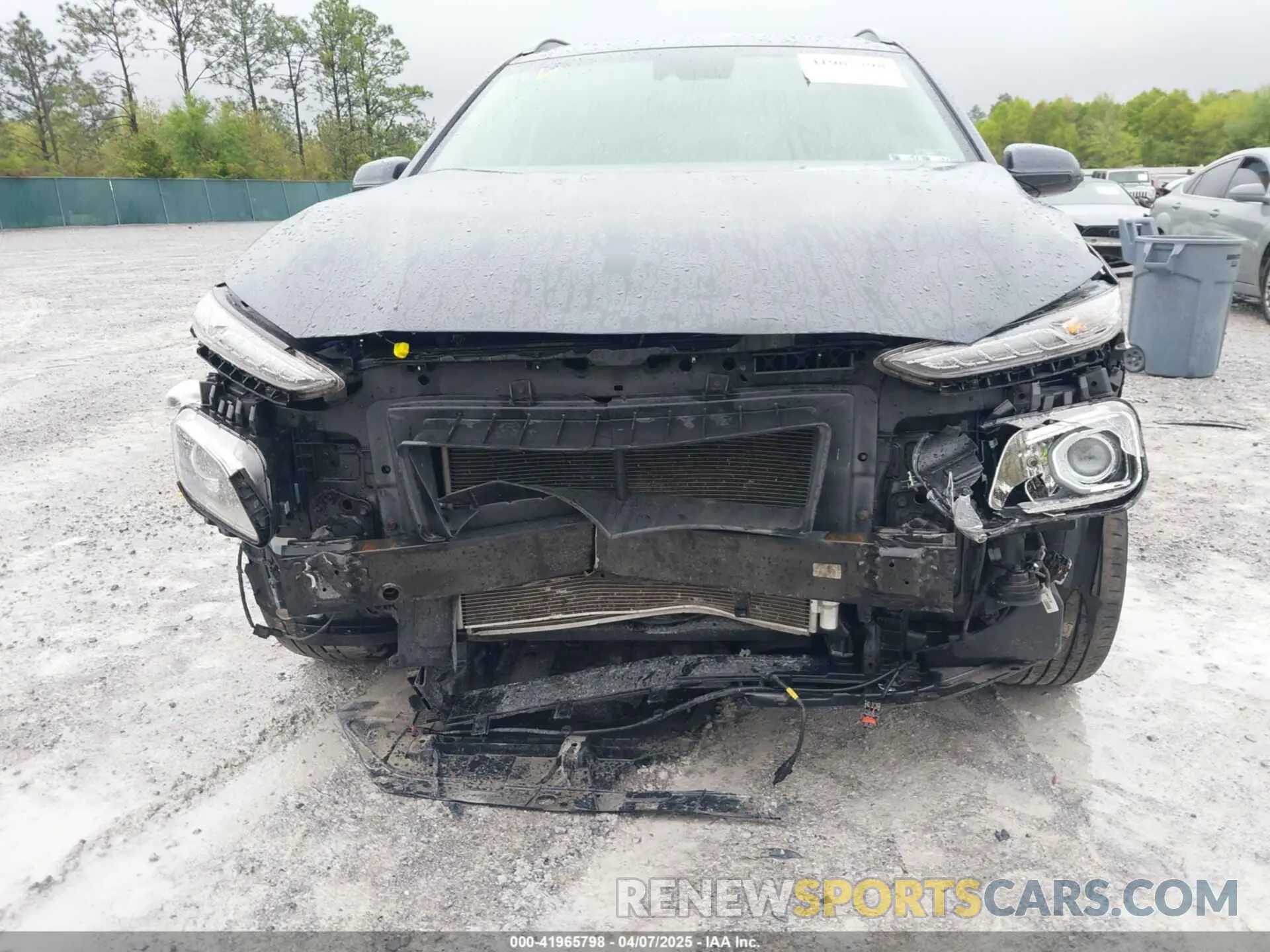 6 fotografías del automóvil dañado KM8K6CAA4KU257251 HYUNDAI KONA 2019