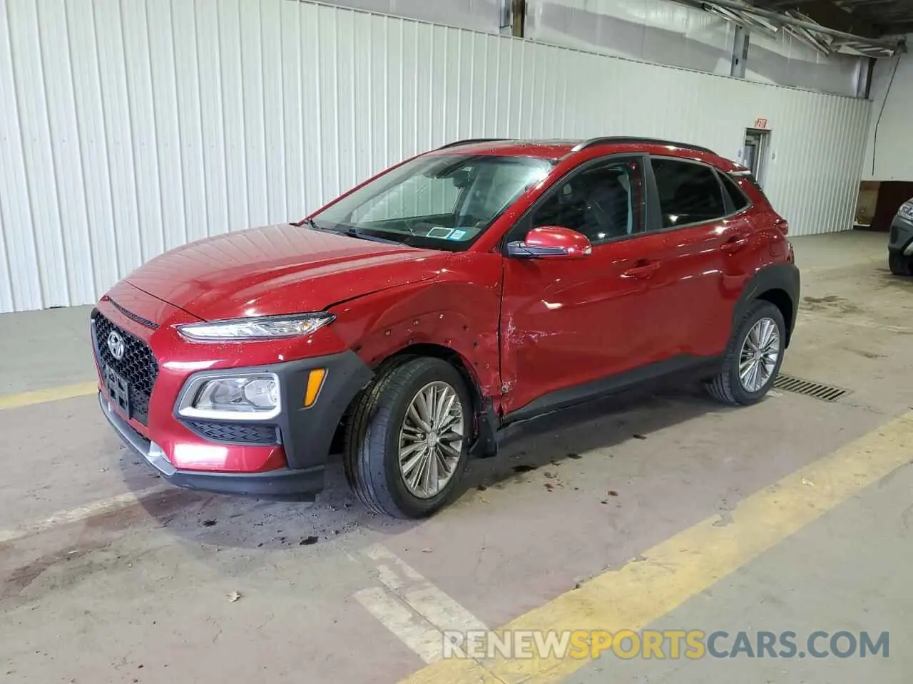 1 fotografías del automóvil dañado KM8K6CAA6KU257297 HYUNDAI KONA 2019