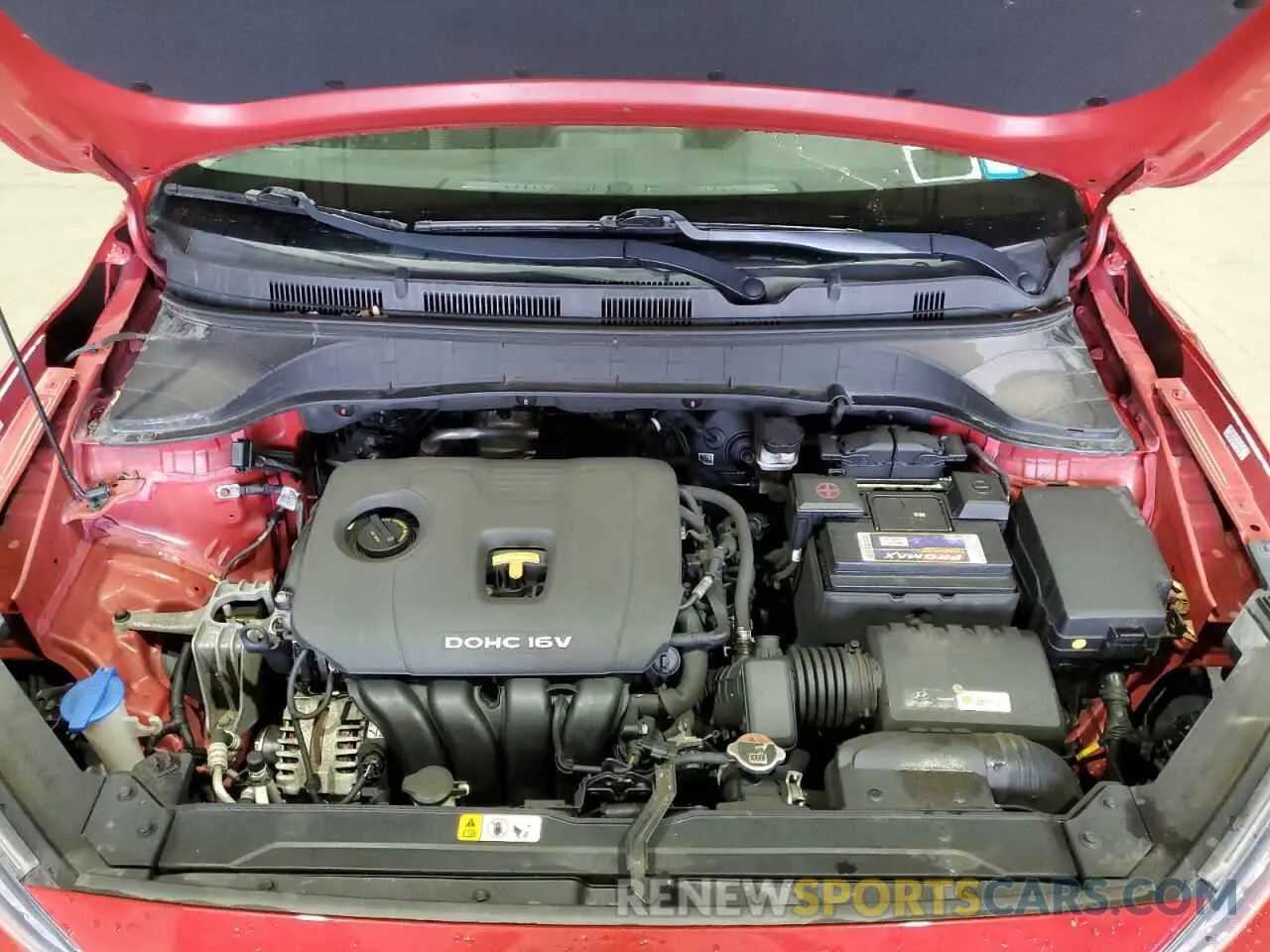 12 fotografías del automóvil dañado KM8K6CAA6KU257297 HYUNDAI KONA 2019
