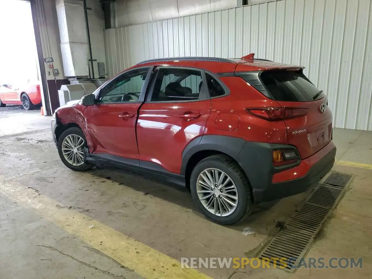 2 fotografías del automóvil dañado KM8K6CAA6KU257297 HYUNDAI KONA 2019