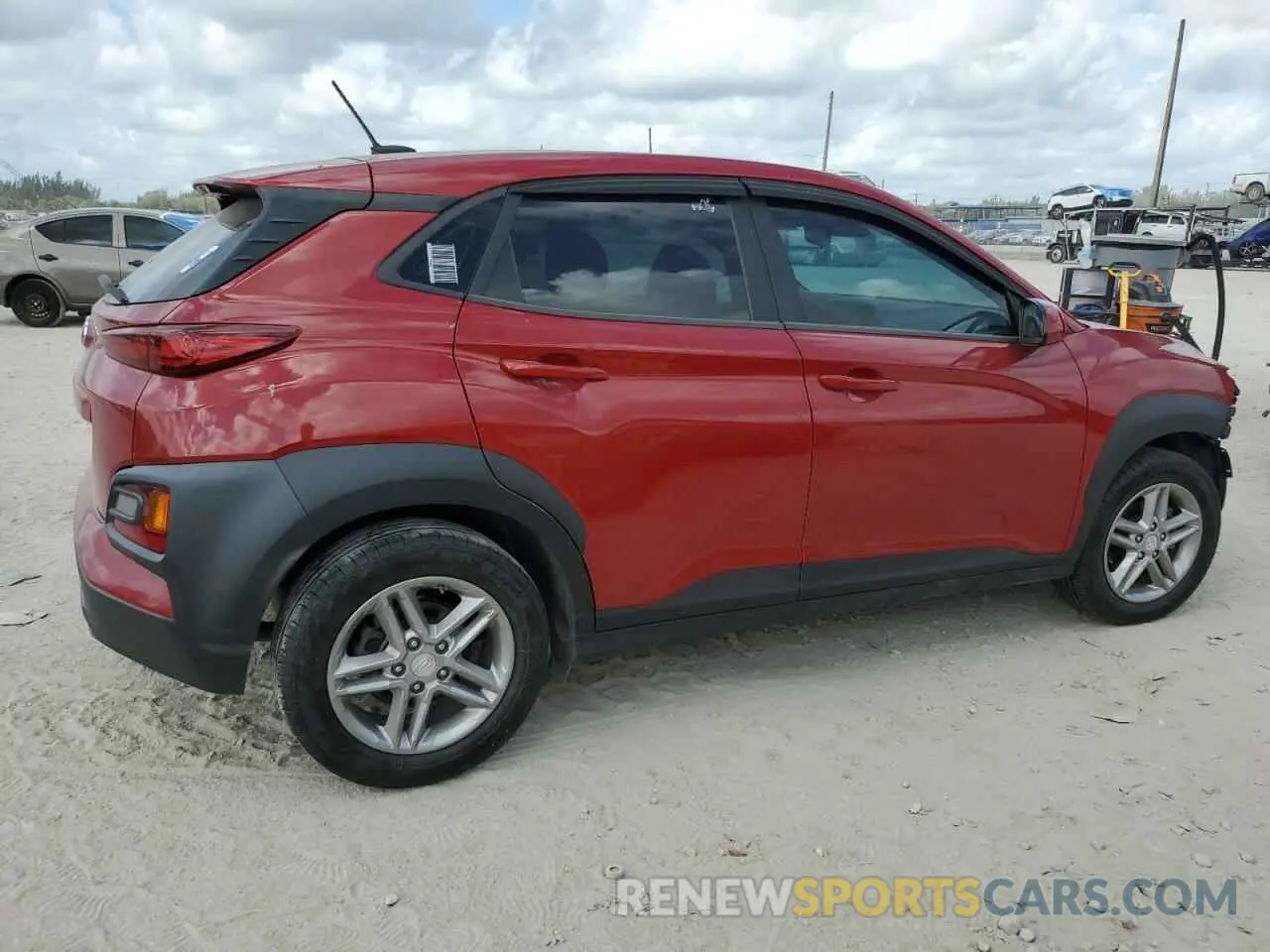 3 fotografías del automóvil dañado KM8K12AA1LU444649 HYUNDAI KONA 2020