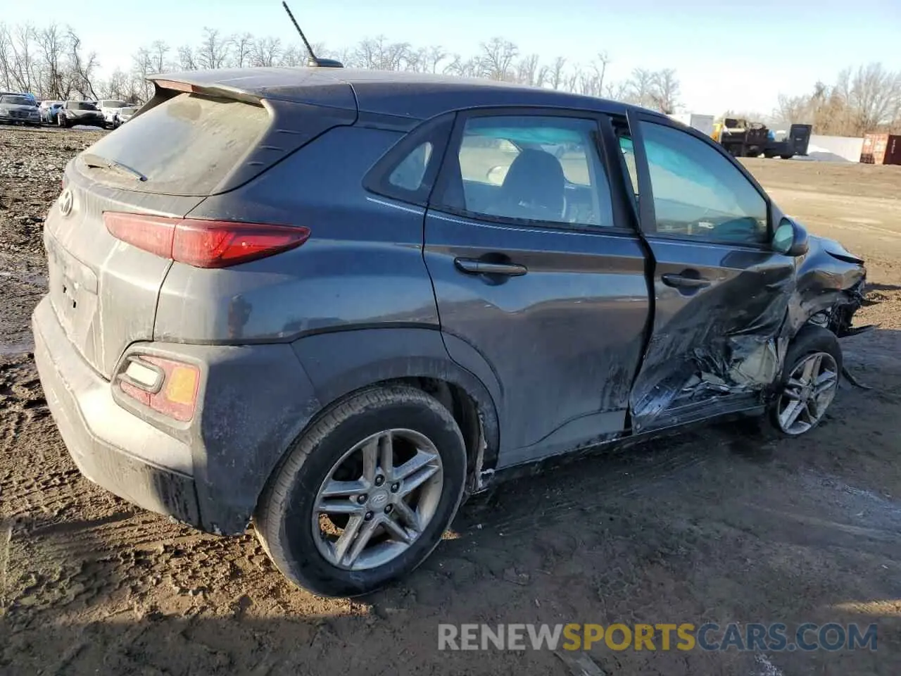 3 fotografías del automóvil dañado KM8K12AA1LU522962 HYUNDAI KONA 2020
