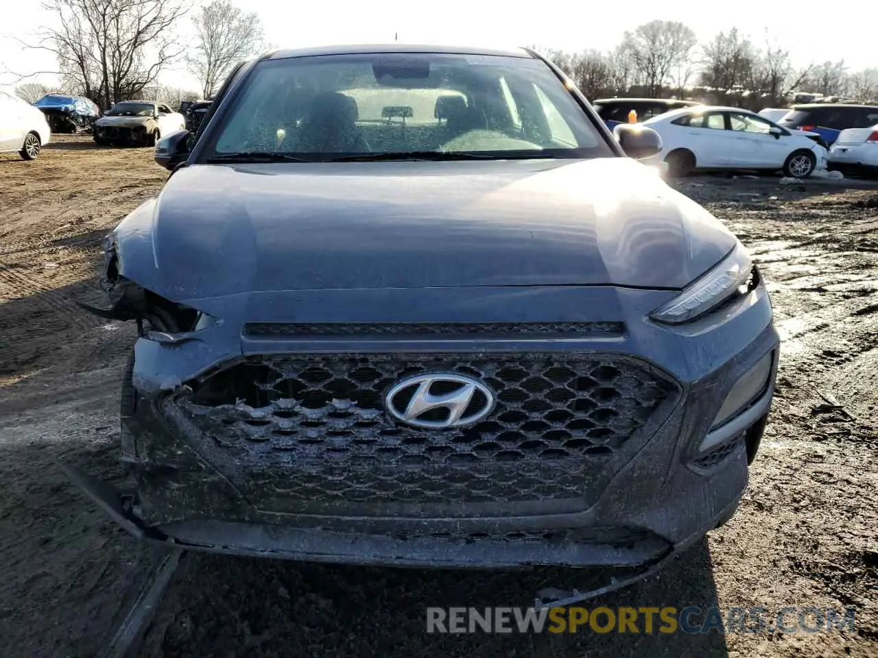 5 fotografías del automóvil dañado KM8K12AA1LU522962 HYUNDAI KONA 2020
