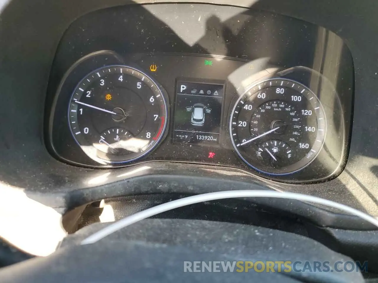 9 fotografías del automóvil dañado KM8K12AA1LU522962 HYUNDAI KONA 2020
