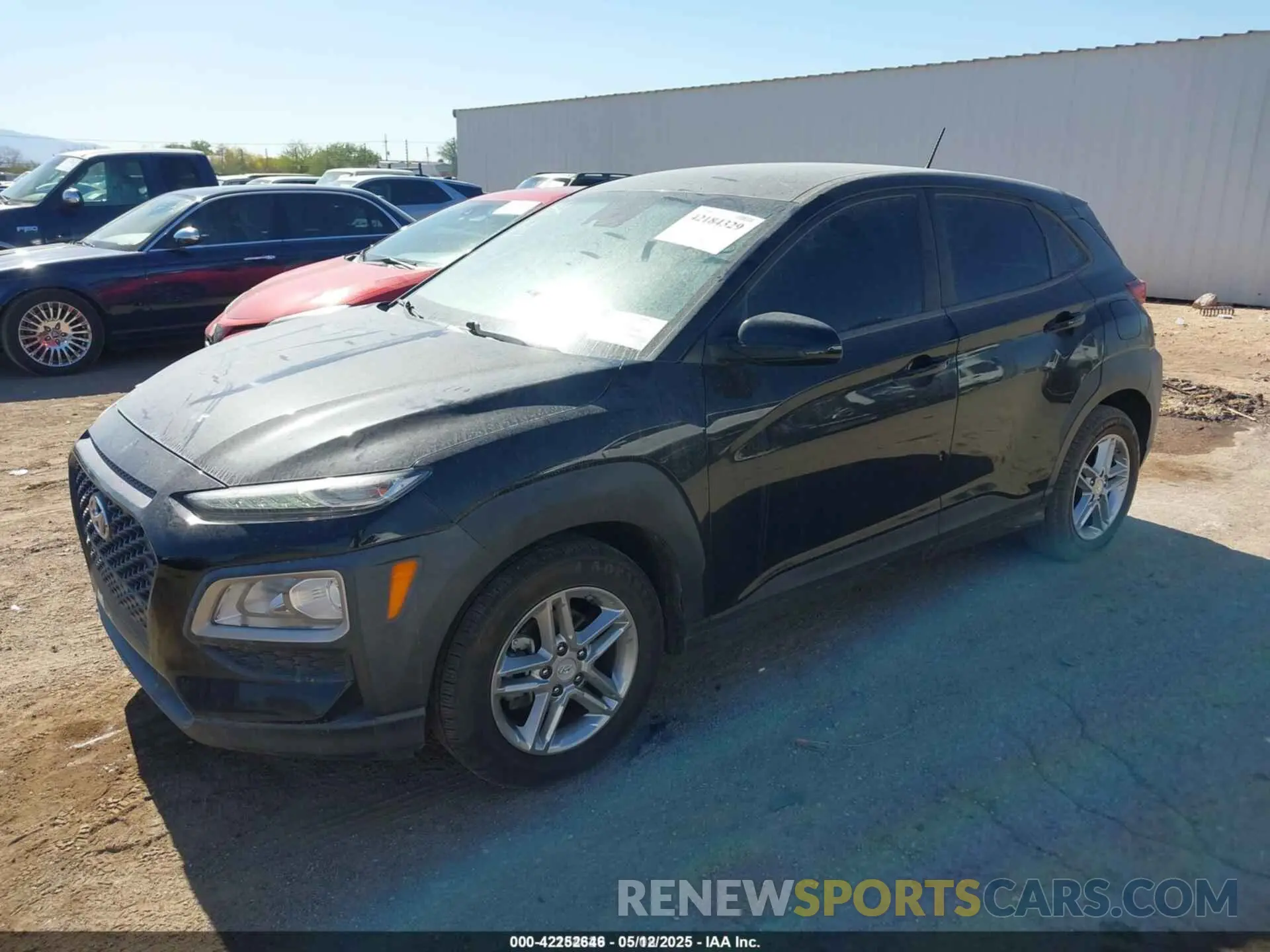 2 fotografías del automóvil dañado KM8K12AA2LU415189 HYUNDAI KONA 2020