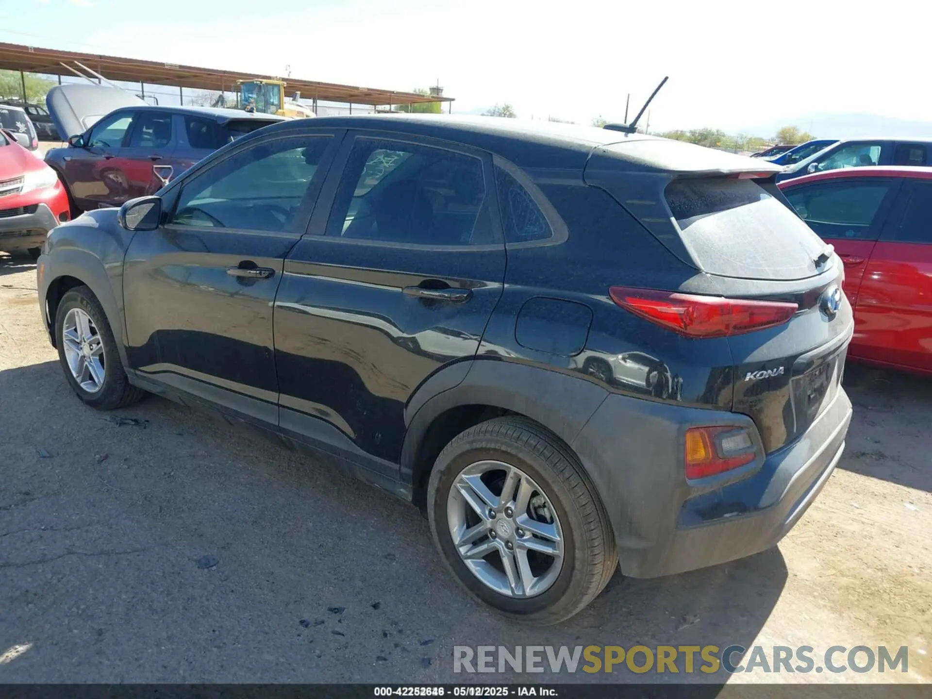 3 fotografías del automóvil dañado KM8K12AA2LU415189 HYUNDAI KONA 2020