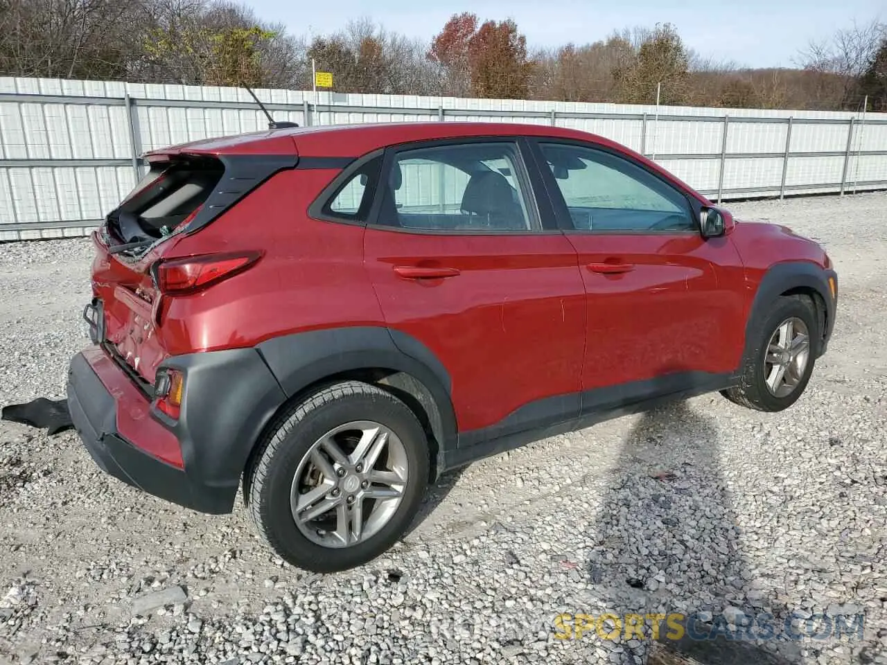 3 fotografías del automóvil dañado KM8K12AA3LU480116 HYUNDAI KONA 2020