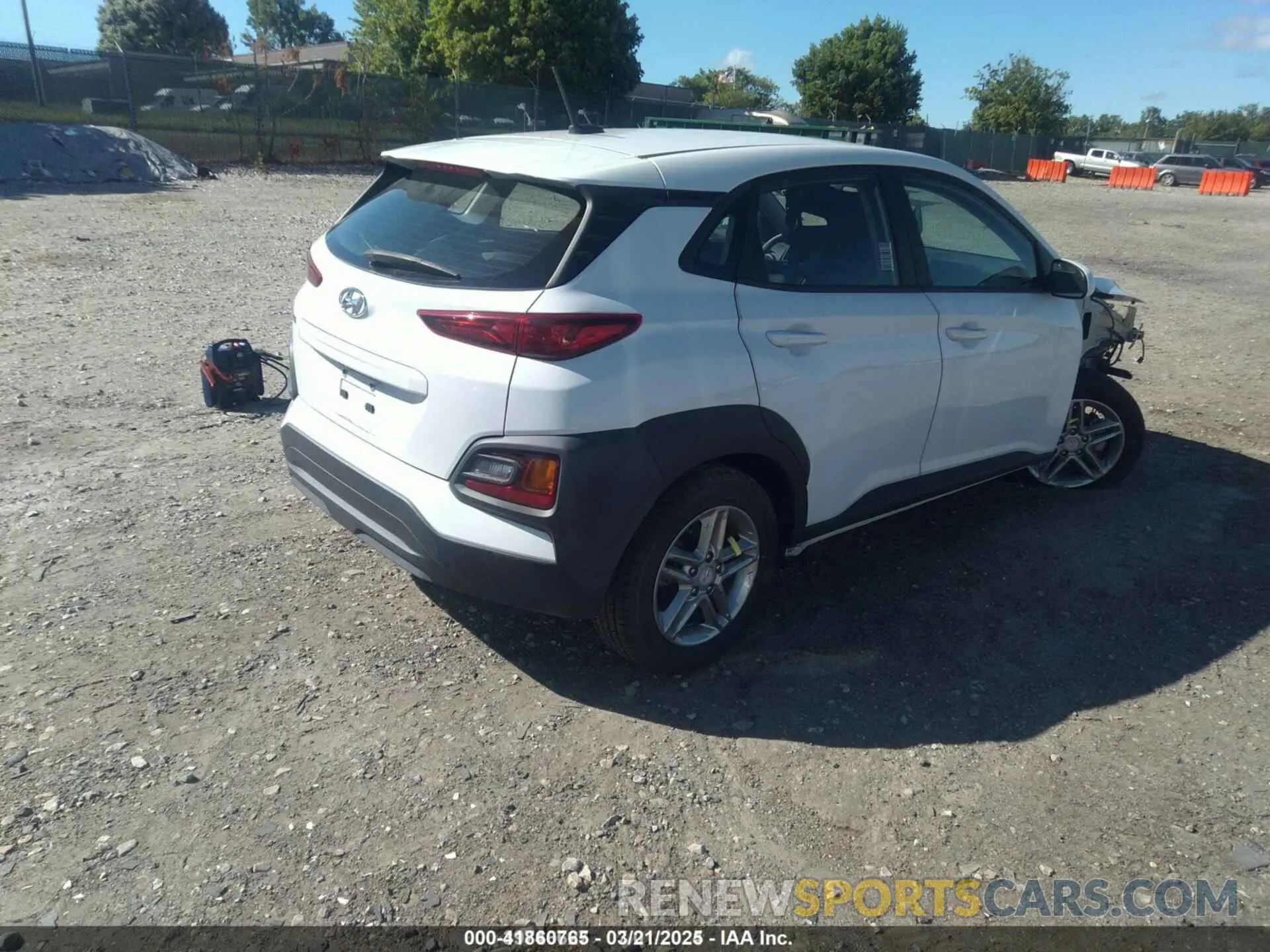 4 fotografías del automóvil dañado KM8K12AA4LU517738 HYUNDAI KONA 2020