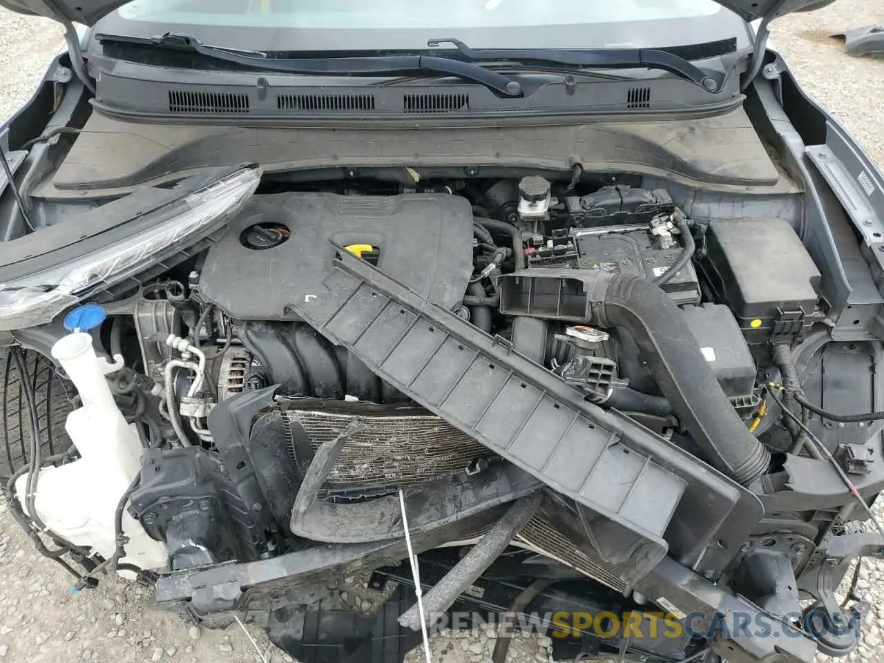 11 fotografías del automóvil dañado KM8K12AA4LU538735 HYUNDAI KONA 2020