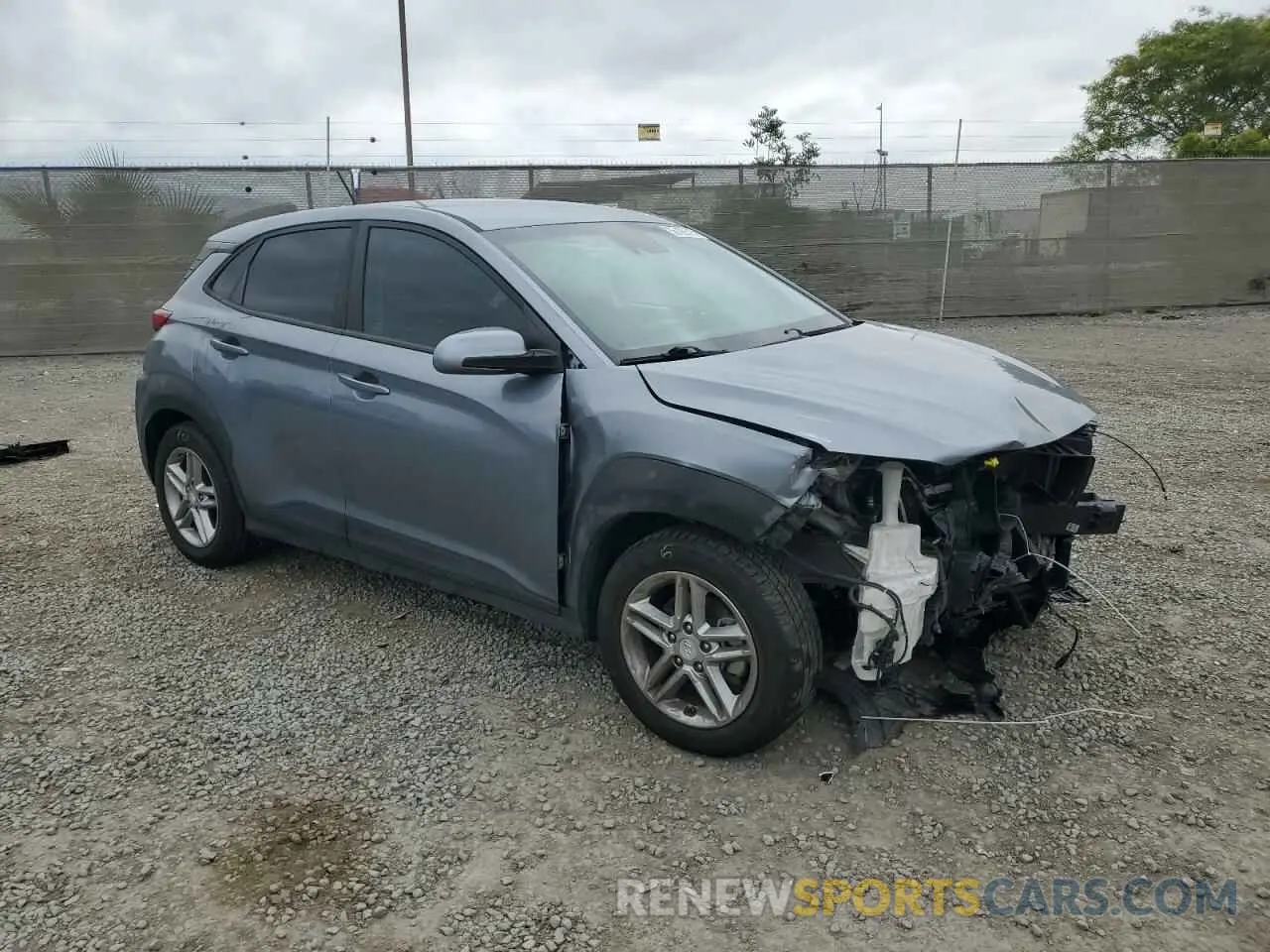 4 fotografías del automóvil dañado KM8K12AA4LU538735 HYUNDAI KONA 2020