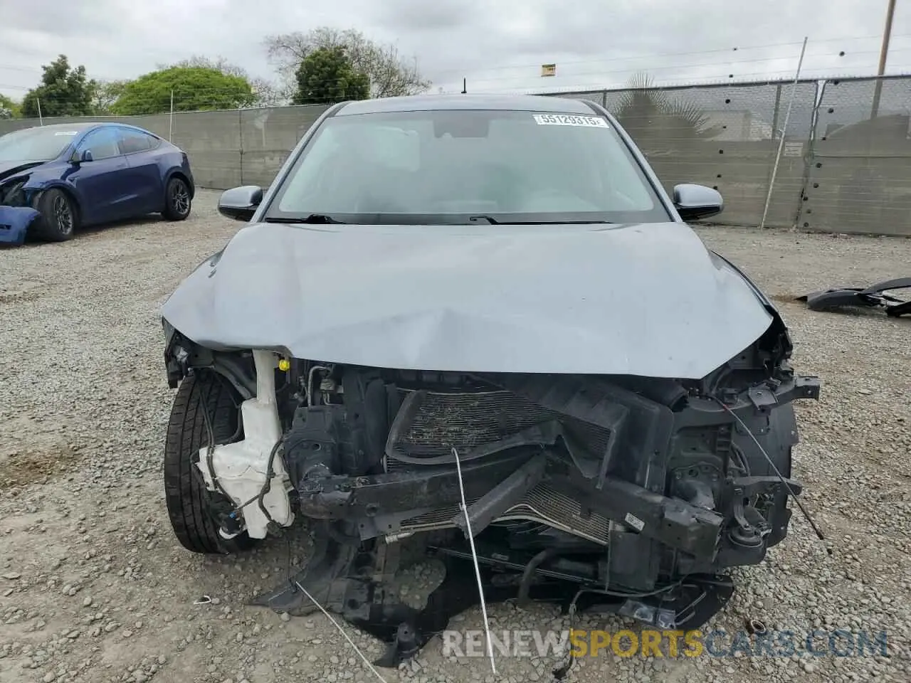 5 fotografías del automóvil dañado KM8K12AA4LU538735 HYUNDAI KONA 2020