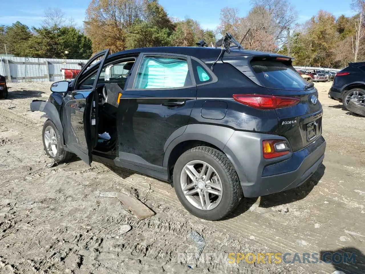 2 fotografías del automóvil dañado KM8K12AA5LU400346 HYUNDAI KONA 2020