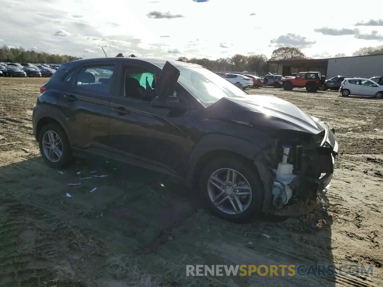 4 fotografías del automóvil dañado KM8K12AA5LU400346 HYUNDAI KONA 2020