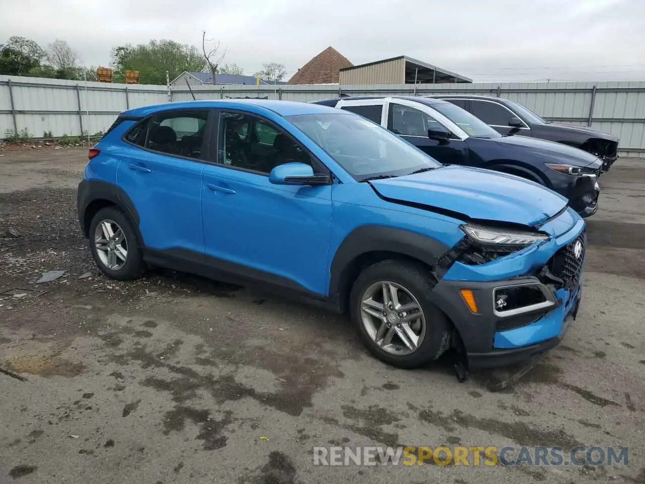 4 fotografías del automóvil dañado KM8K12AA5LU565040 HYUNDAI KONA 2020