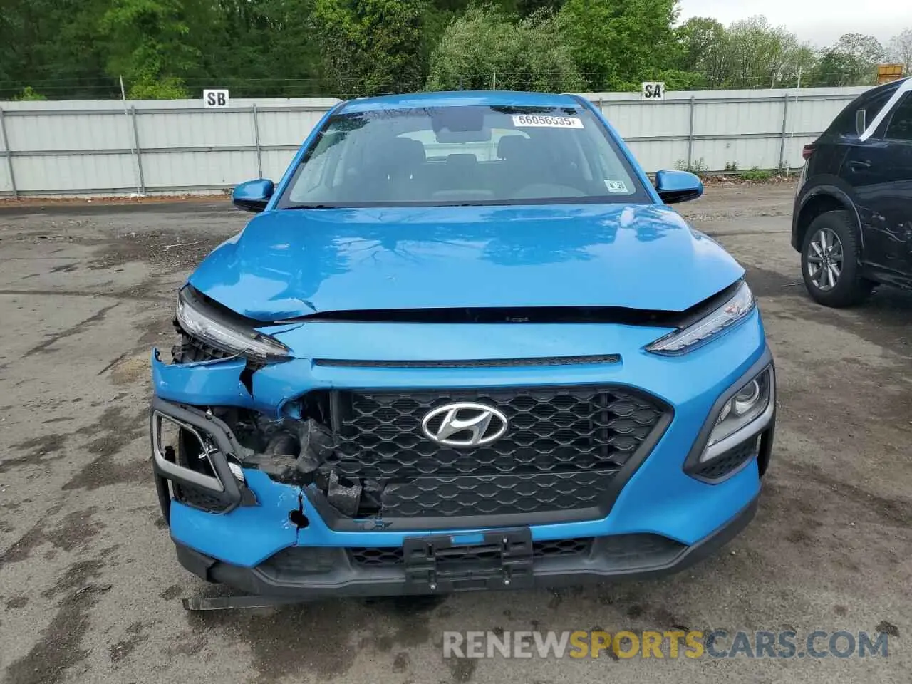 5 fotografías del automóvil dañado KM8K12AA5LU565040 HYUNDAI KONA 2020
