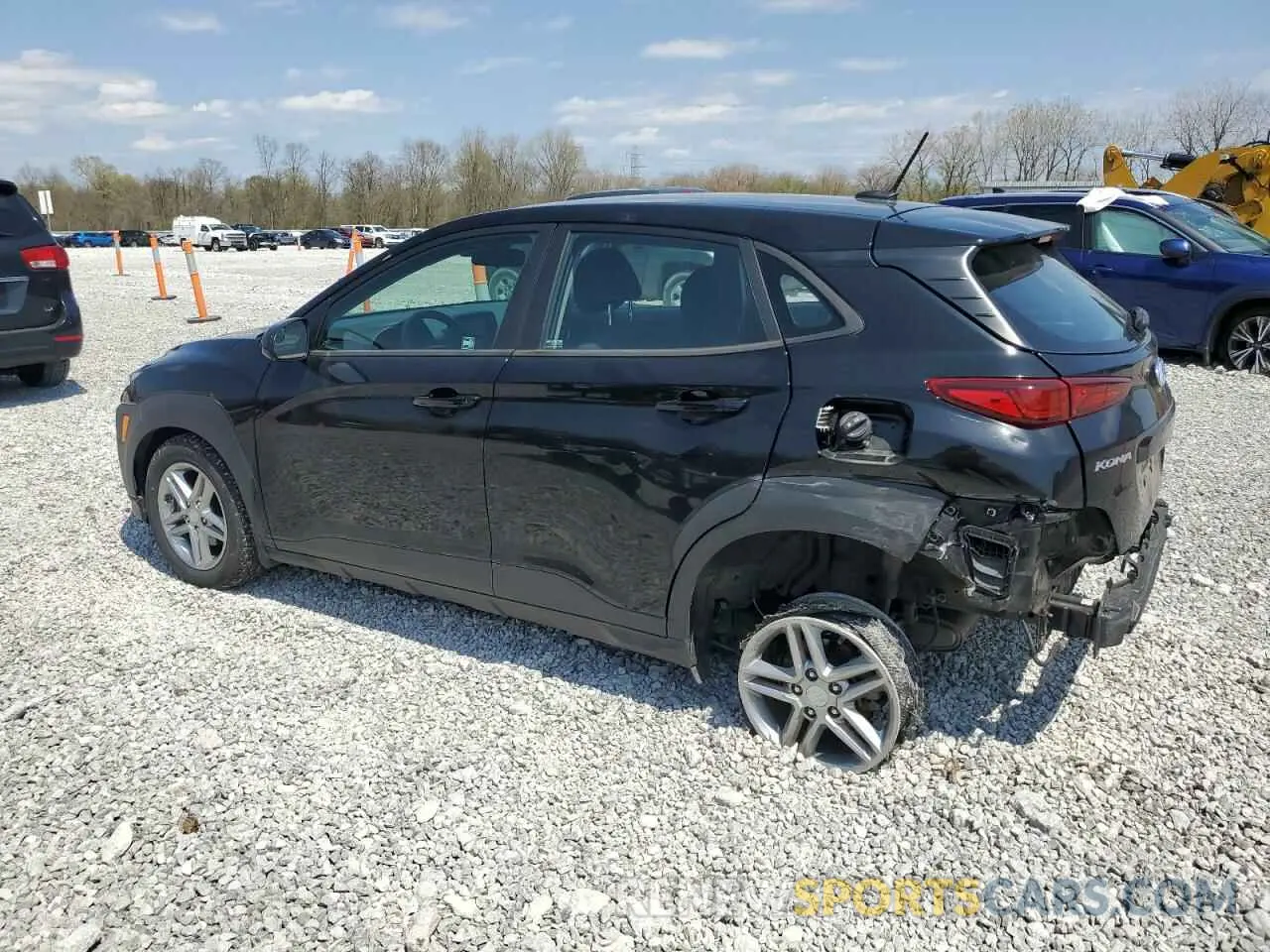 2 fotografías del automóvil dañado KM8K12AA6LU430973 HYUNDAI KONA 2020