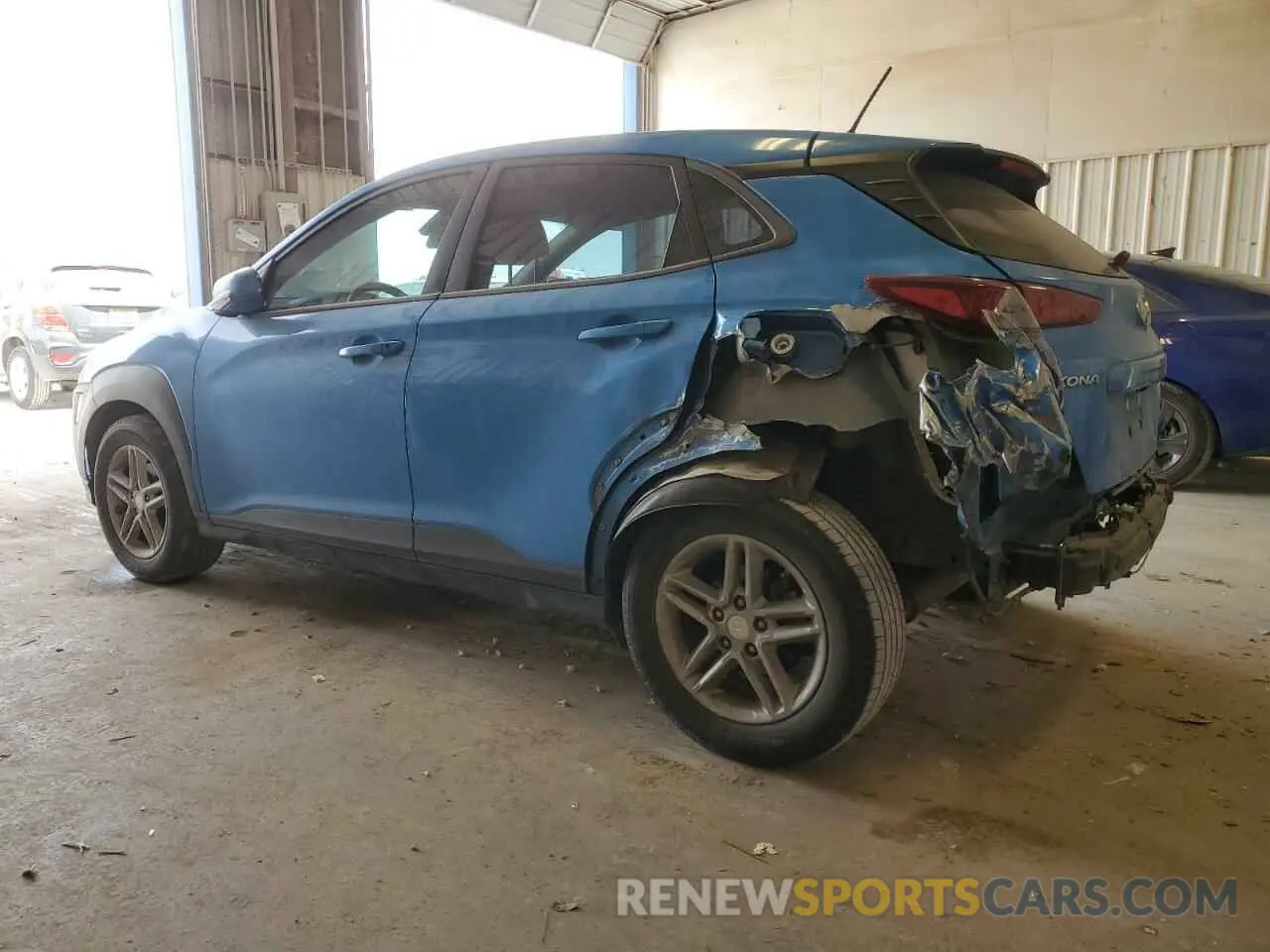 2 fotografías del automóvil dañado KM8K12AA6LU441097 HYUNDAI KONA 2020