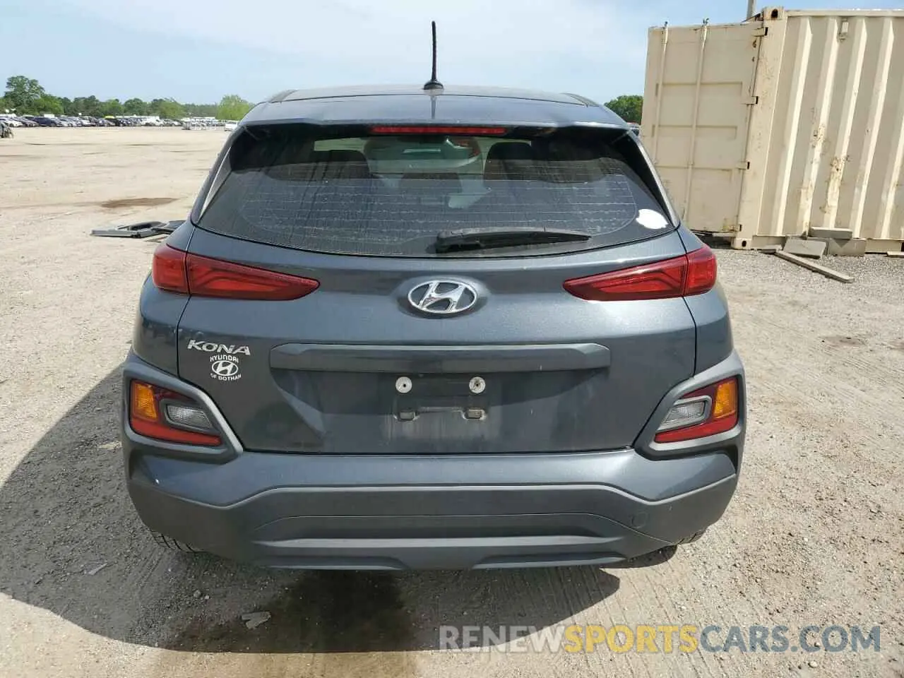 6 fotografías del automóvil dañado KM8K12AA6LU523069 HYUNDAI KONA 2020