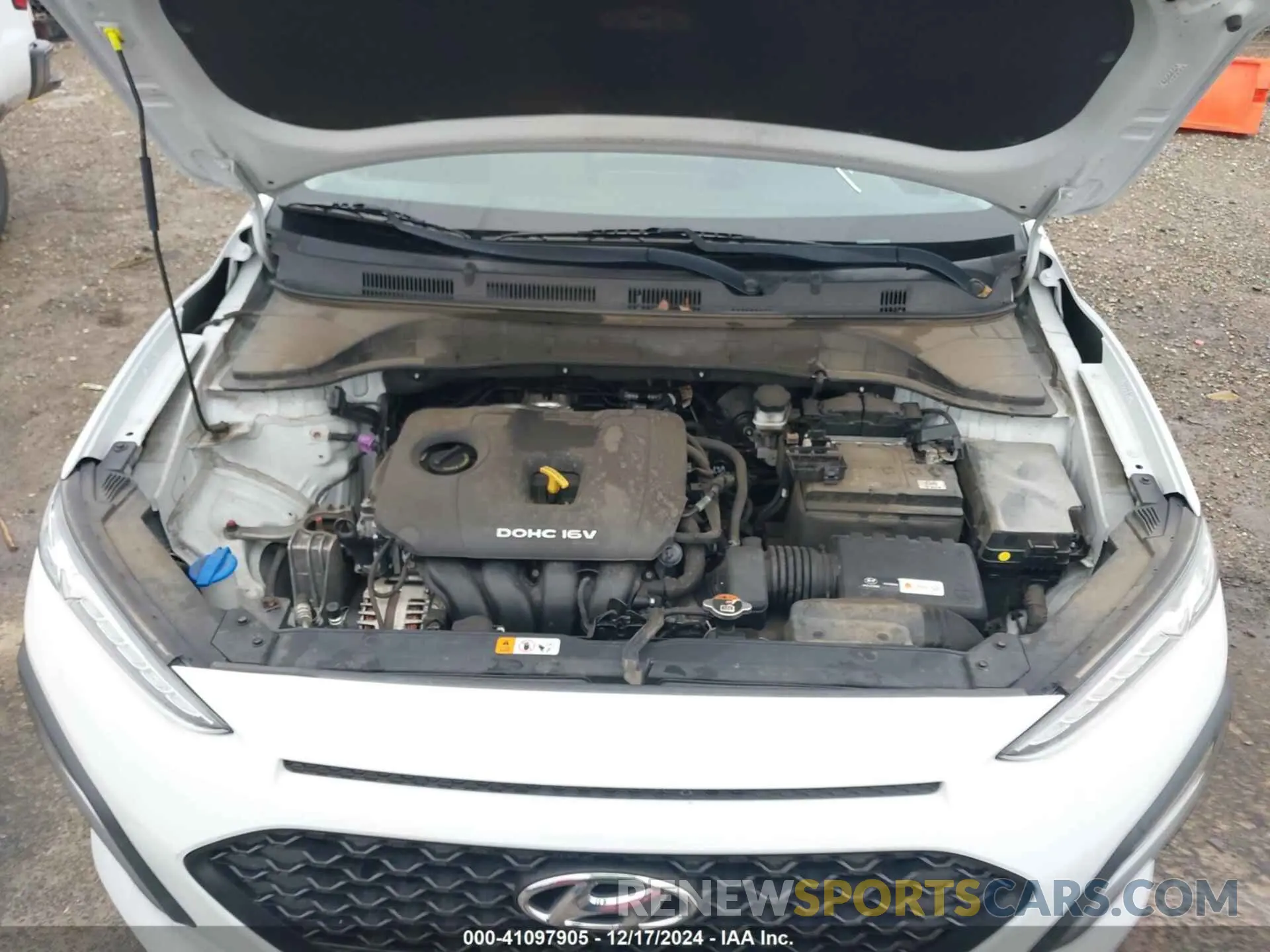 10 fotografías del automóvil dañado KM8K12AA6LU579366 HYUNDAI KONA 2020