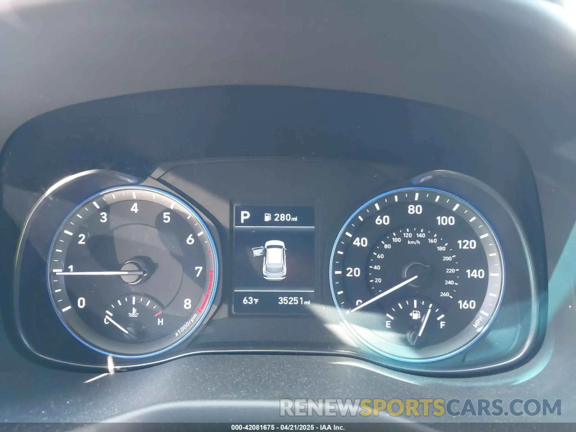7 fotografías del automóvil dañado KM8K12AA7LU424244 HYUNDAI KONA 2020