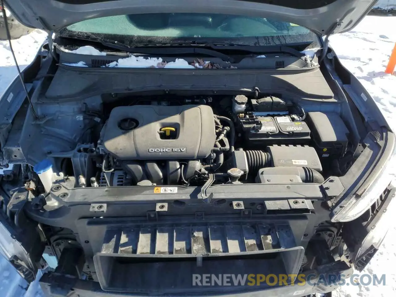 11 fotografías del automóvil dañado KM8K12AA9LU442695 HYUNDAI KONA 2020