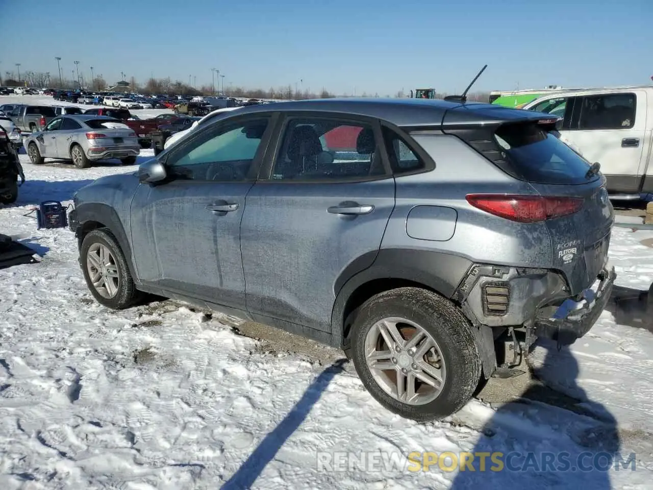 2 fotografías del automóvil dañado KM8K12AA9LU442695 HYUNDAI KONA 2020