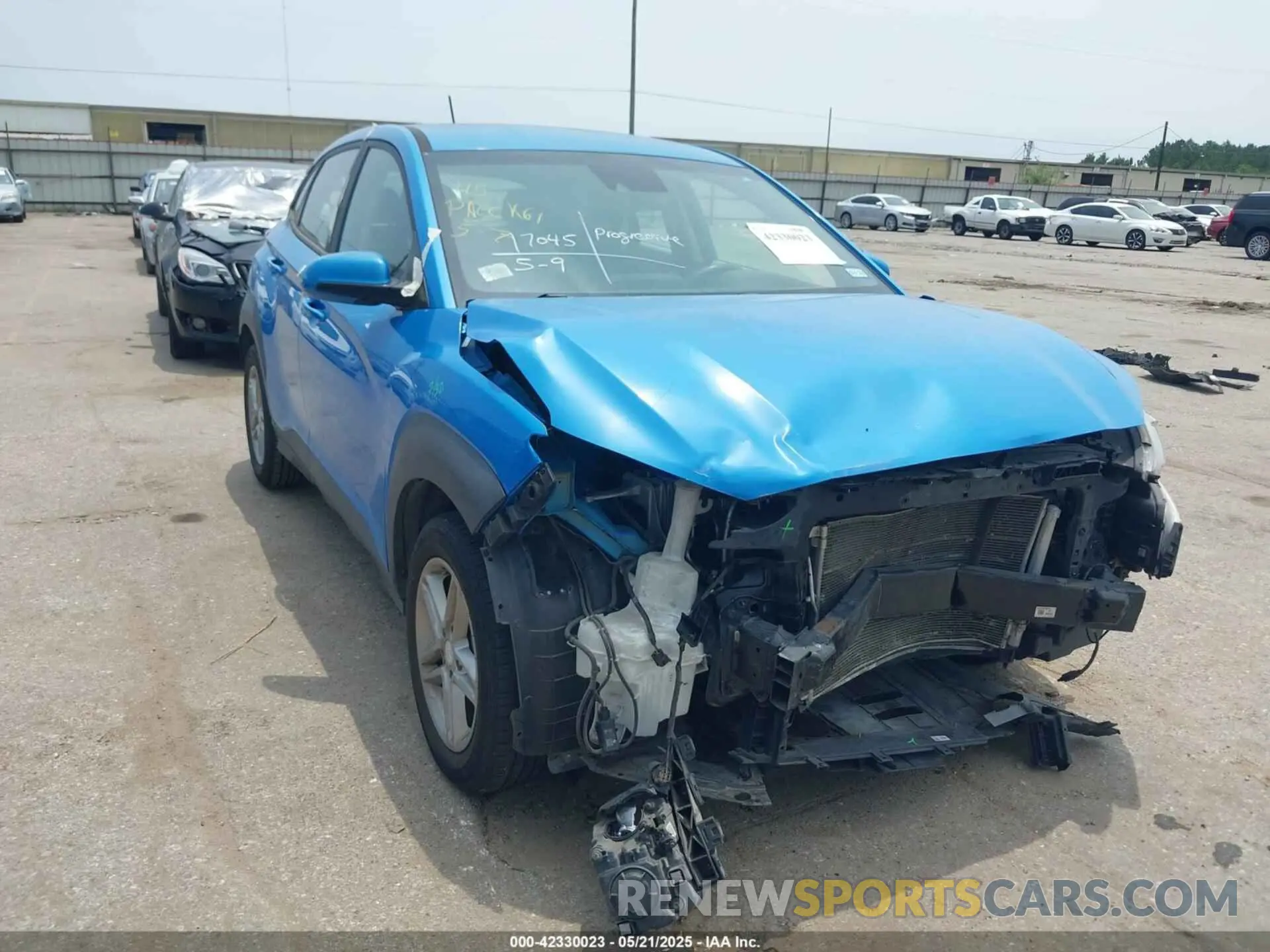 1 fotografías del automóvil dañado KM8K12AAXLU500023 HYUNDAI KONA 2020