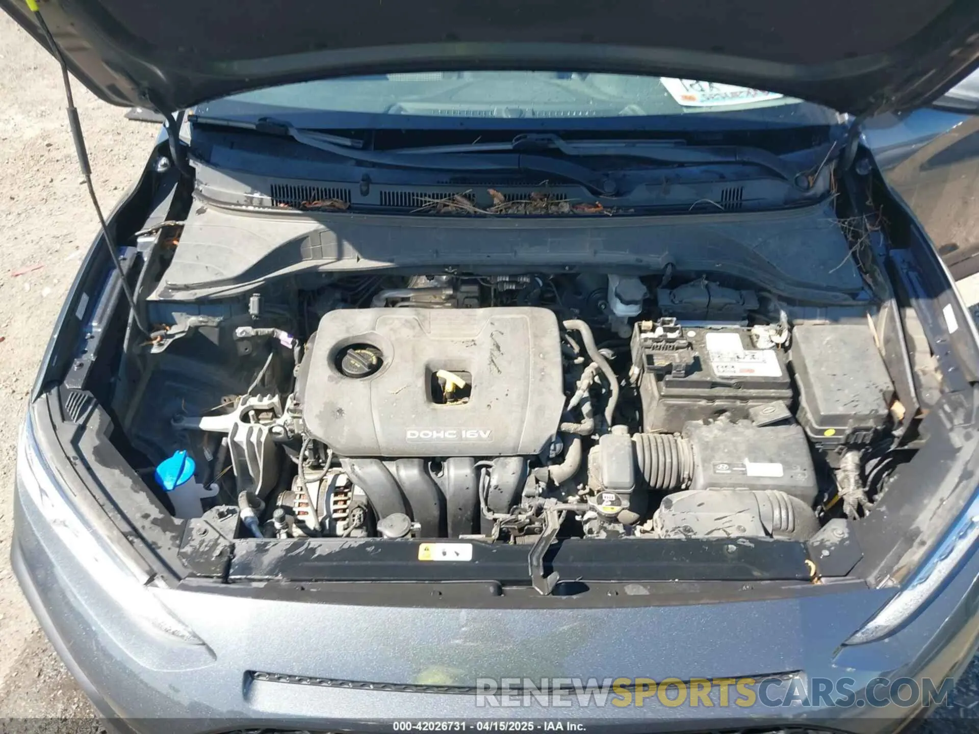 10 fotografías del automóvil dañado KM8K12AAXLU579435 HYUNDAI KONA 2020