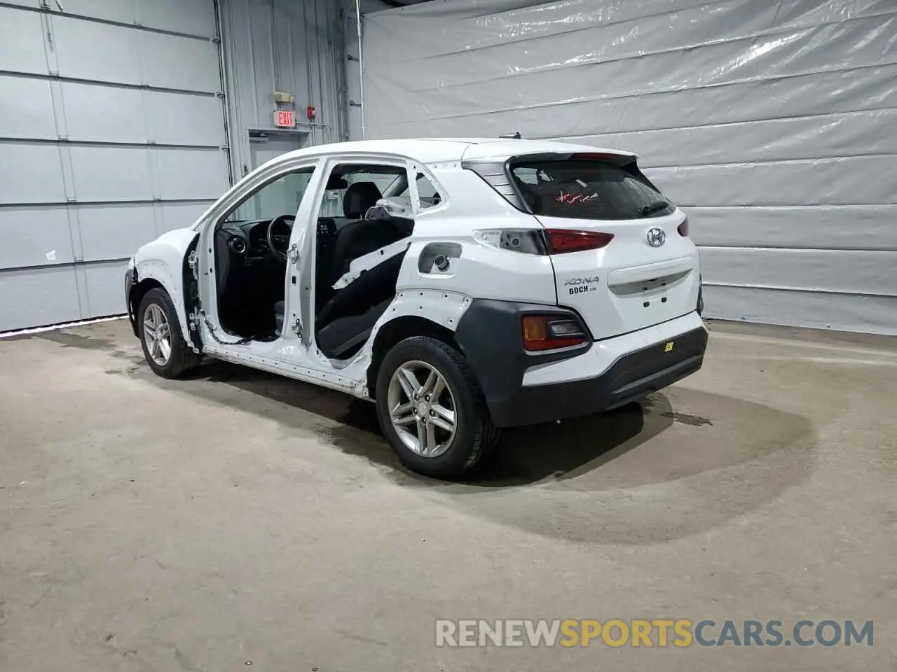 2 fotografías del automóvil dañado KM8K1CAA0LU416587 HYUNDAI KONA 2020