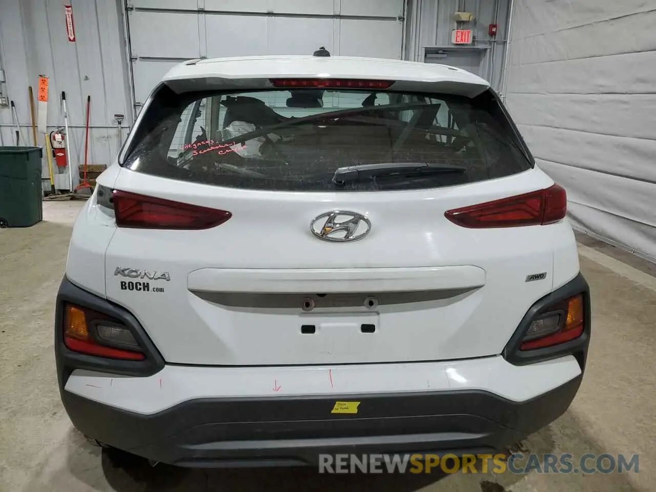 6 fotografías del automóvil dañado KM8K1CAA0LU416587 HYUNDAI KONA 2020