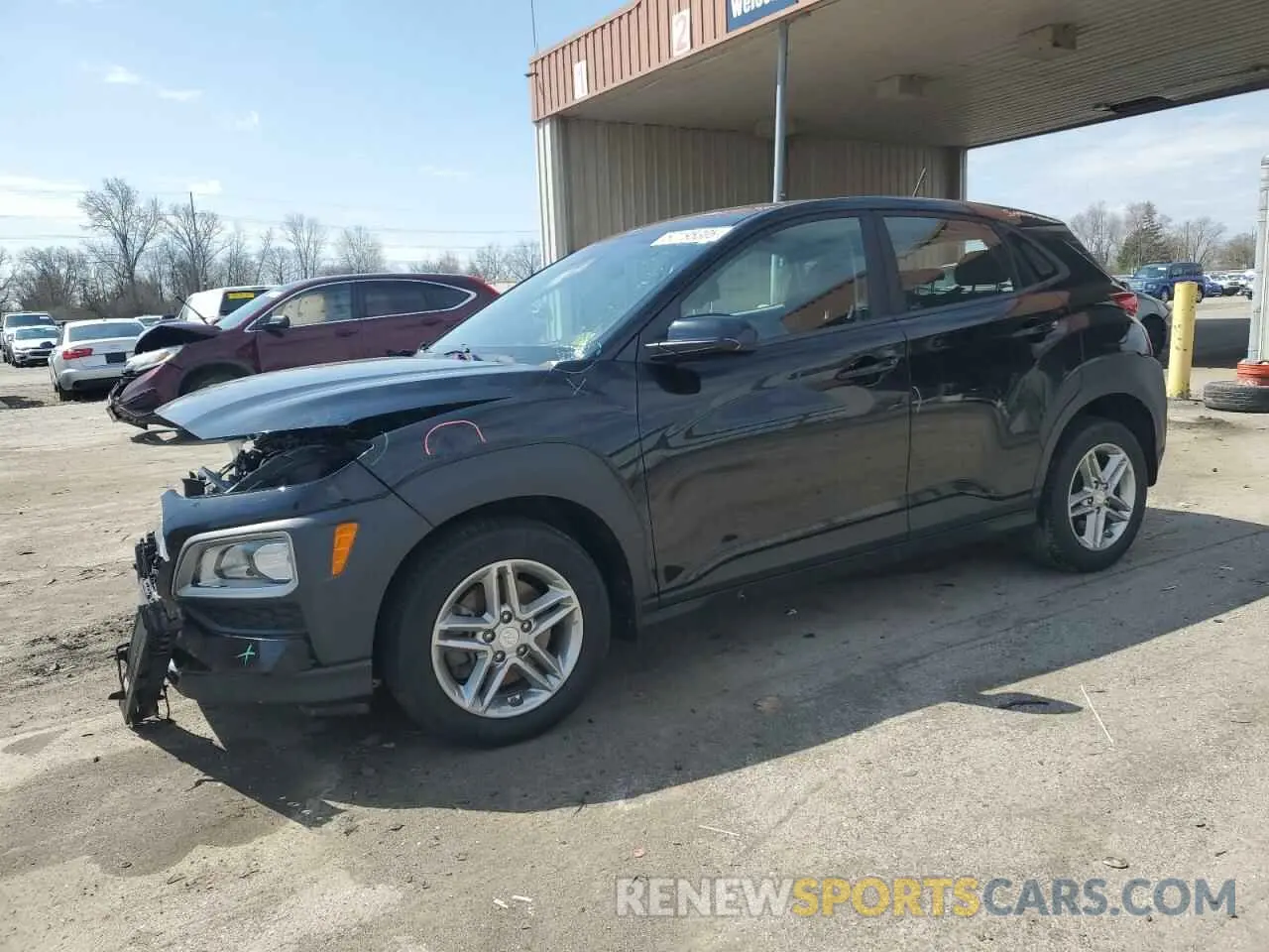 1 fotografías del automóvil dañado KM8K1CAA0LU571673 HYUNDAI KONA 2020