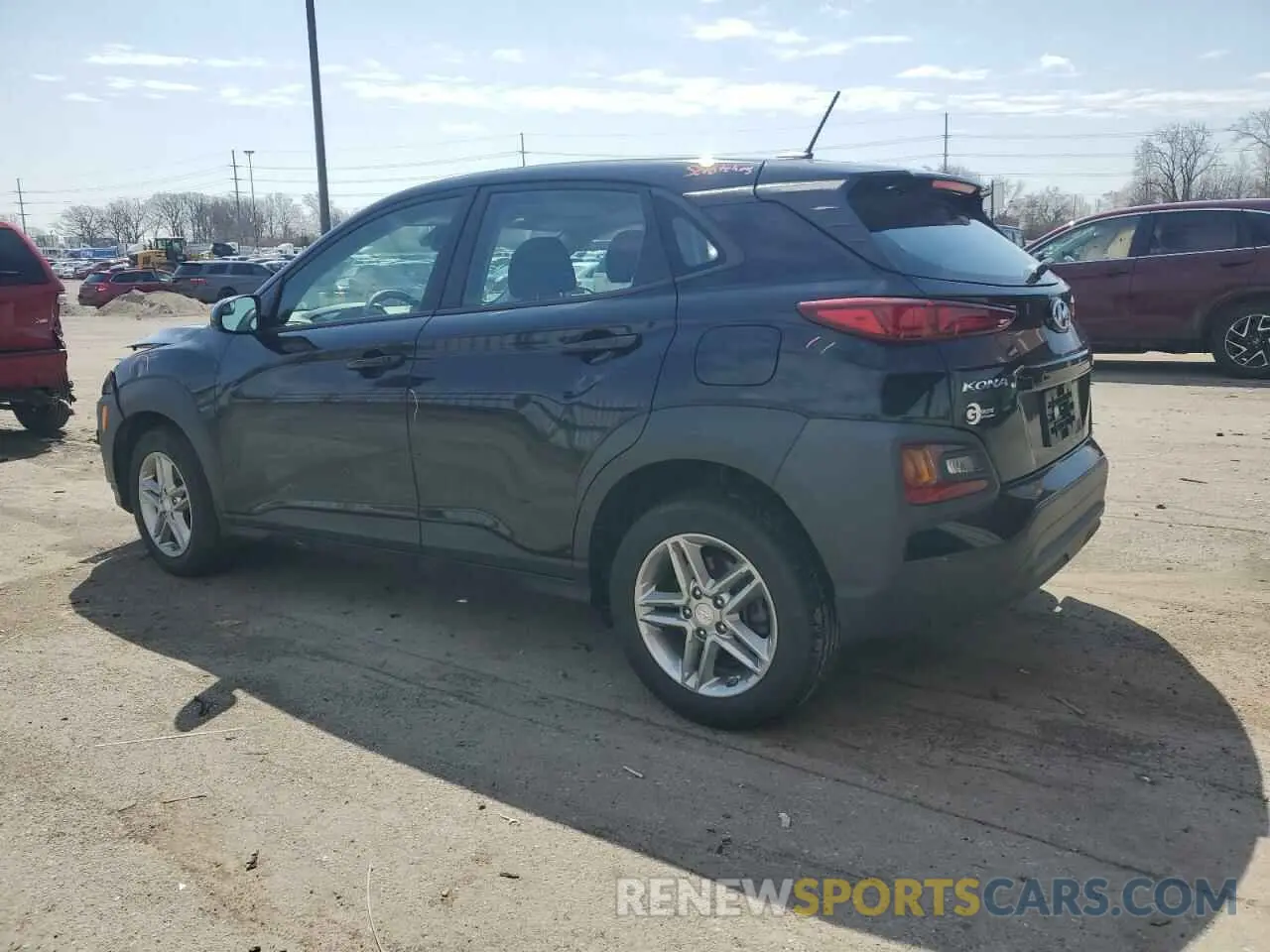 2 fotografías del automóvil dañado KM8K1CAA0LU571673 HYUNDAI KONA 2020