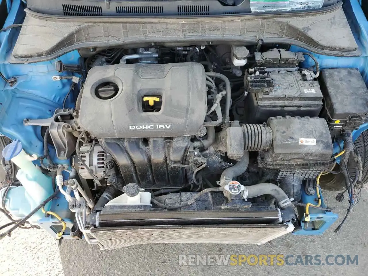 11 fotografías del automóvil dañado KM8K1CAA2LU480257 HYUNDAI KONA 2020