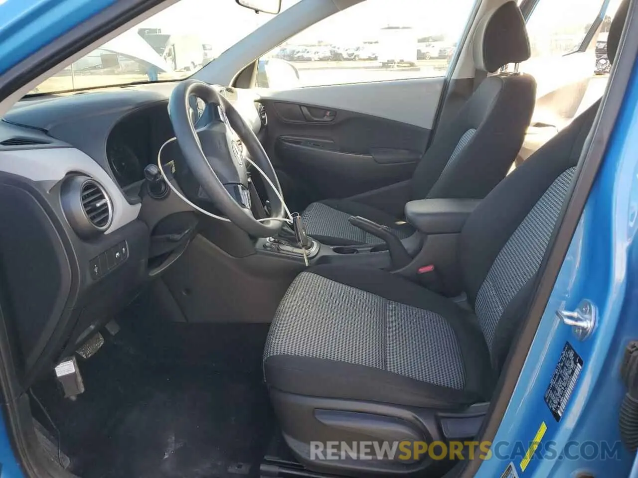 7 fotografías del automóvil dañado KM8K1CAA2LU480257 HYUNDAI KONA 2020
