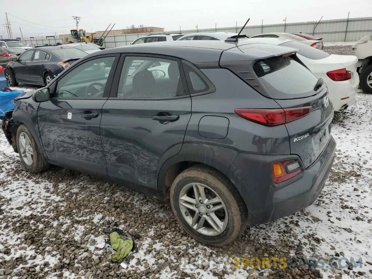 2 fotografías del automóvil dañado KM8K1CAA2LU493820 HYUNDAI KONA 2020