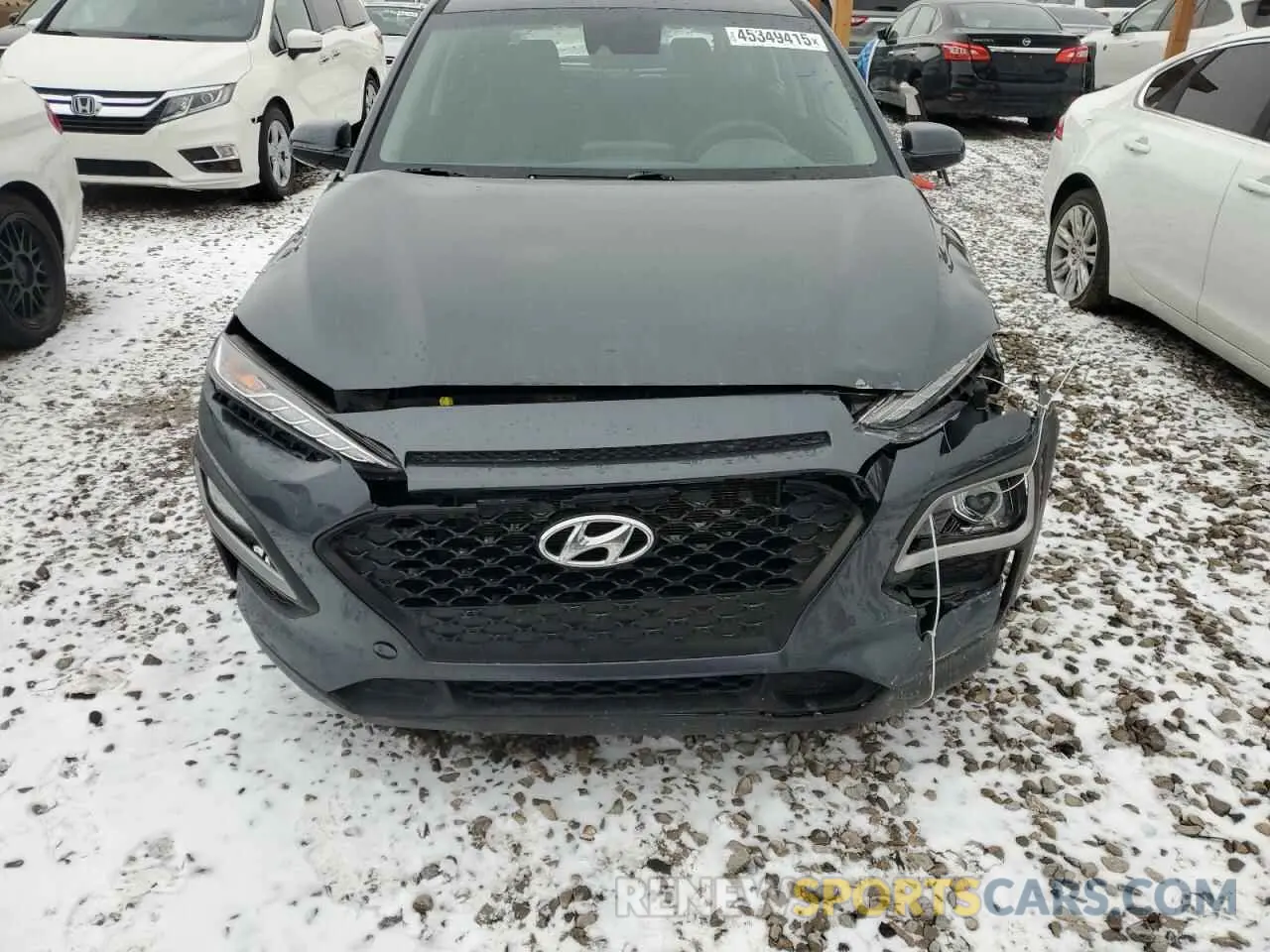5 fotografías del automóvil dañado KM8K1CAA2LU493820 HYUNDAI KONA 2020