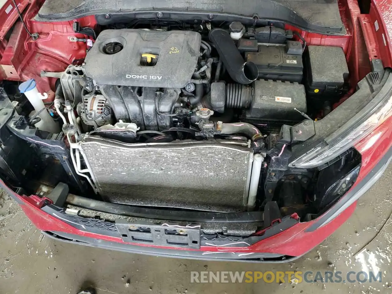 12 fotografías del automóvil dañado KM8K1CAA2LU527142 HYUNDAI KONA 2020