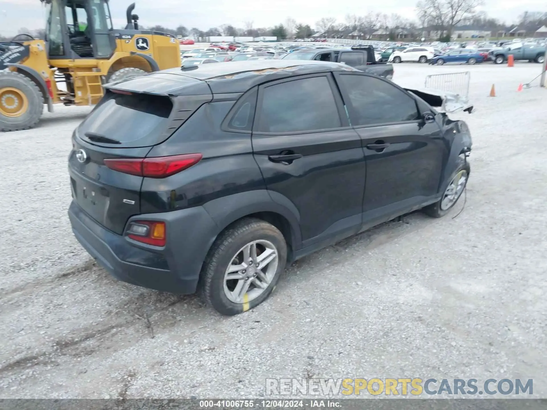 4 fotografías del automóvil dañado KM8K1CAA4LU487307 HYUNDAI KONA 2020