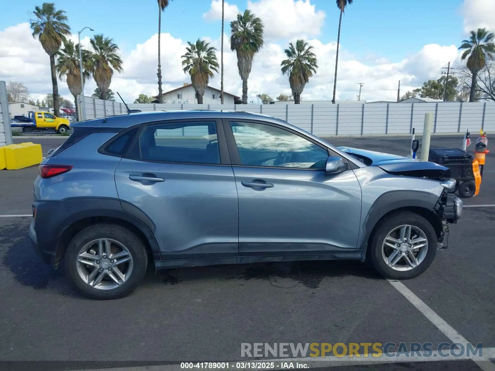 14 fotografías del automóvil dañado KM8K1CAA7LU591838 HYUNDAI KONA 2020