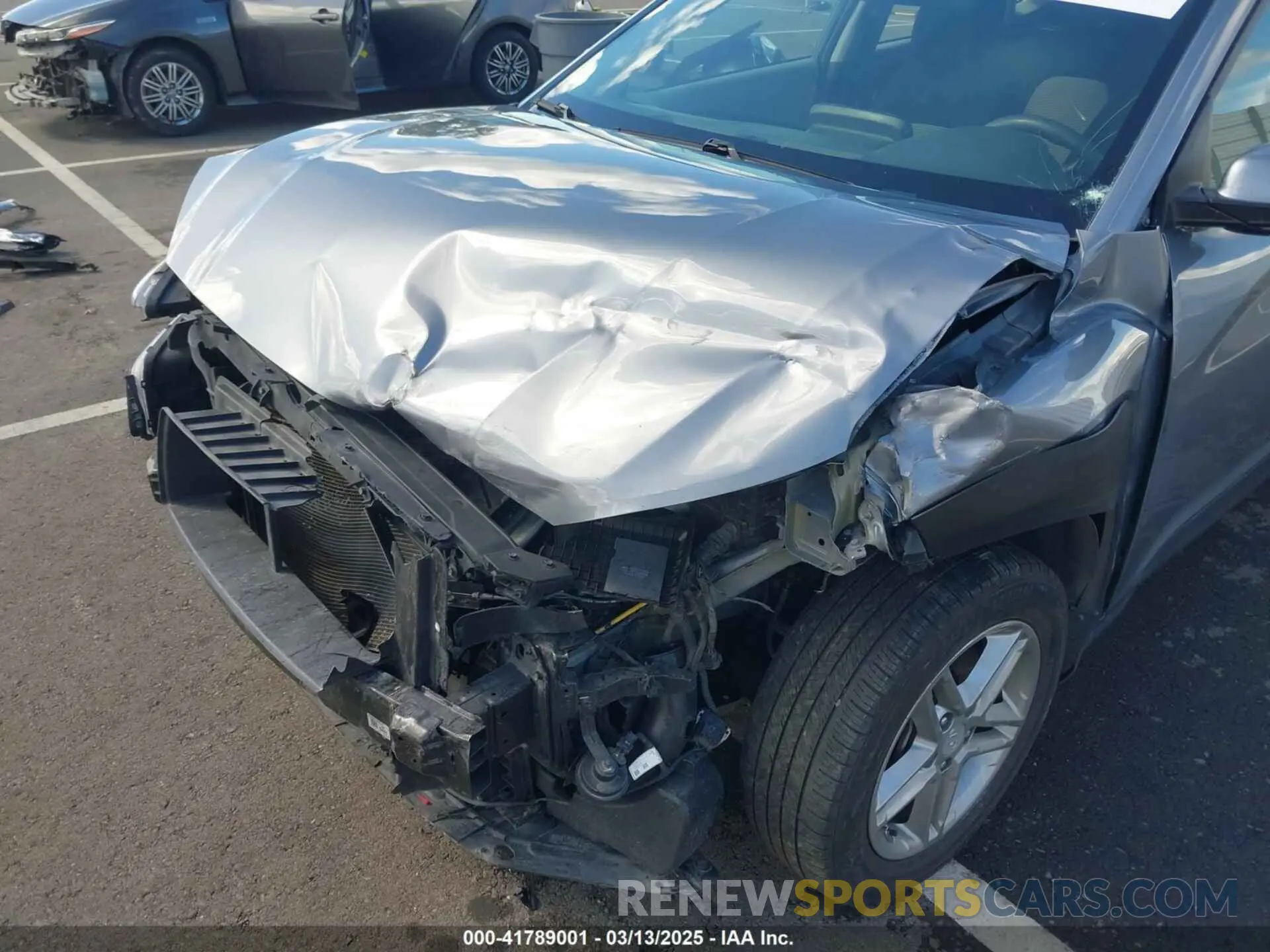 6 fotografías del automóvil dañado KM8K1CAA7LU591838 HYUNDAI KONA 2020