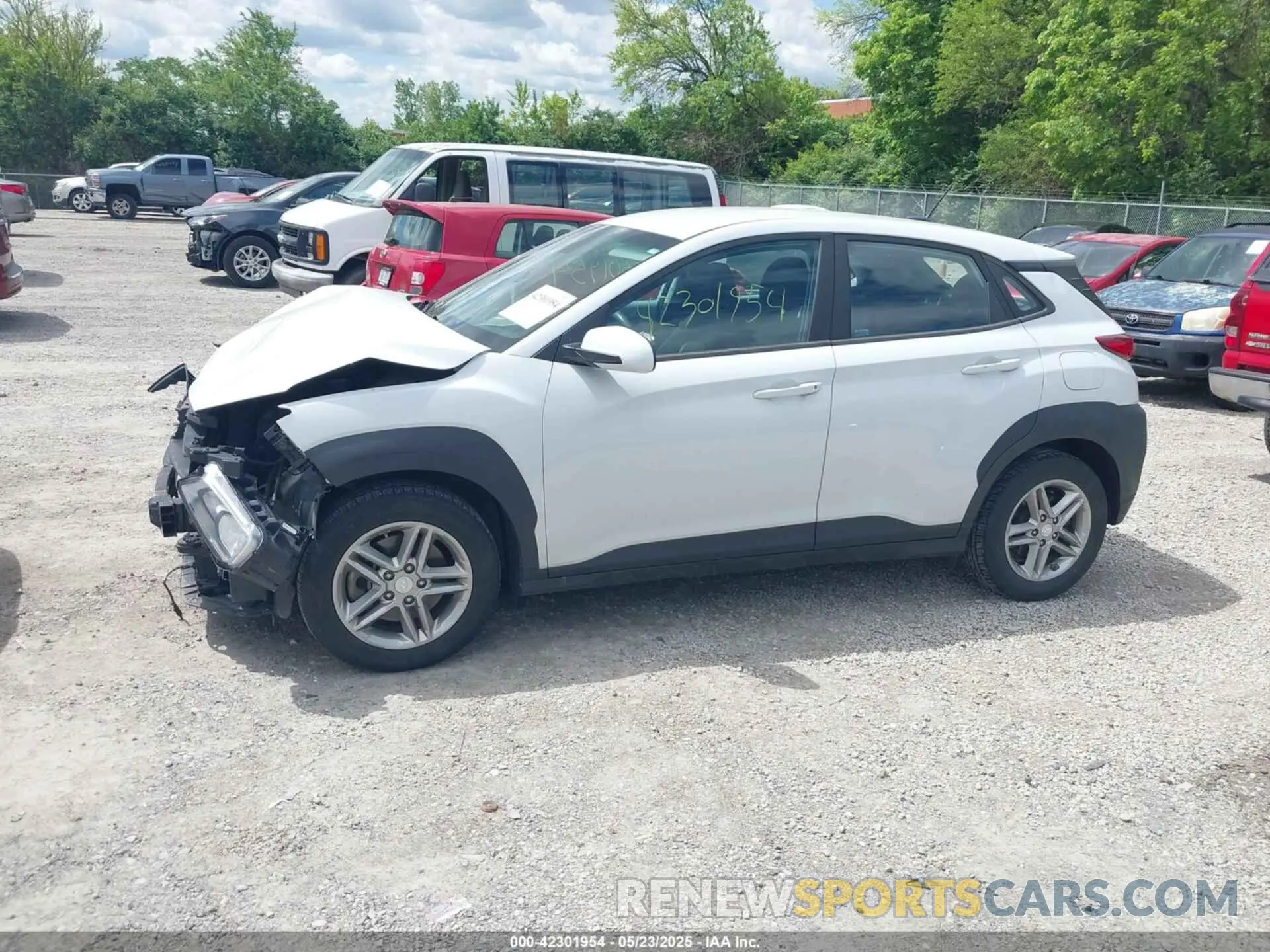 15 fotografías del automóvil dañado KM8K1CAA8LU443892 HYUNDAI KONA 2020