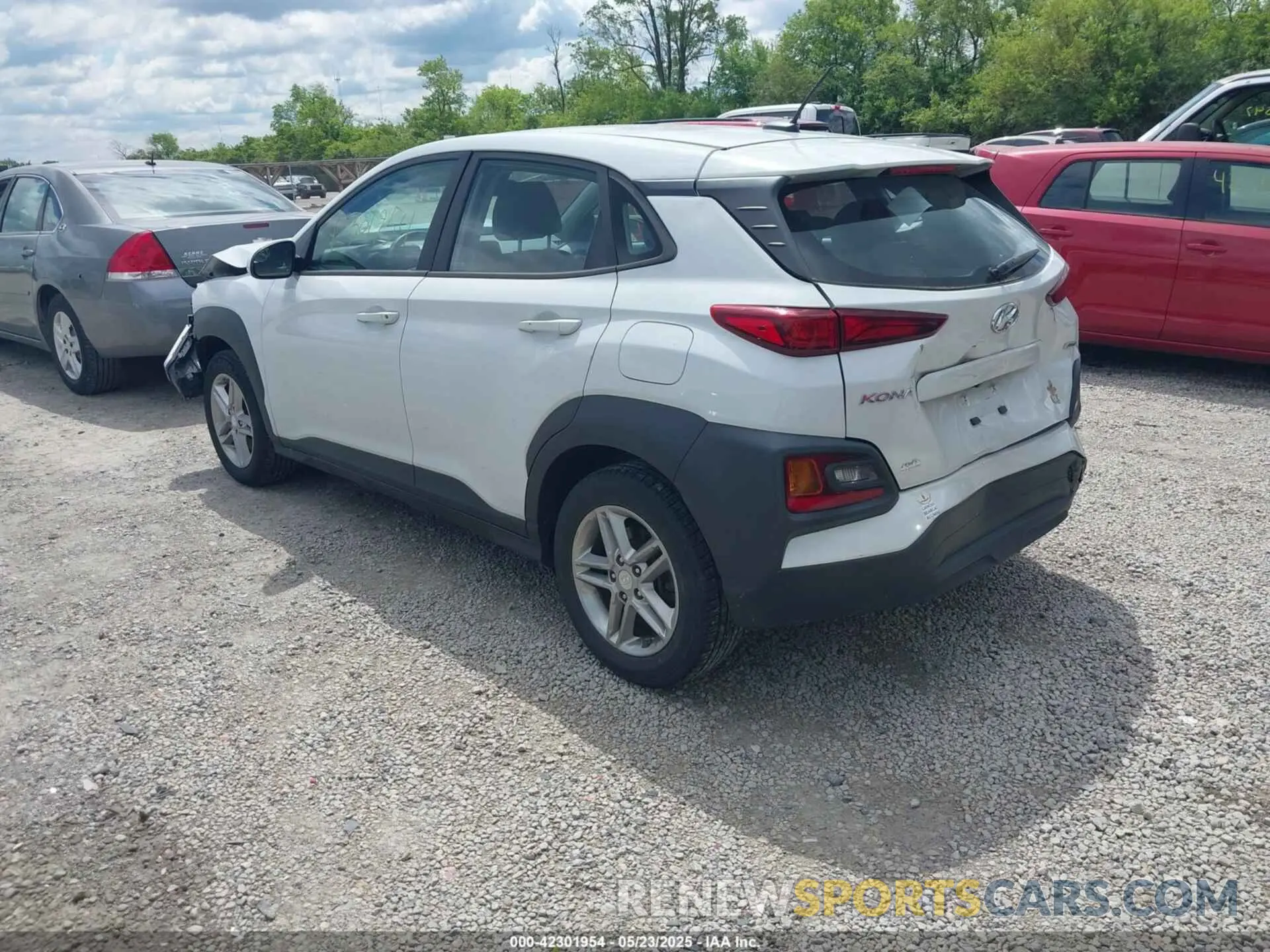 3 fotografías del automóvil dañado KM8K1CAA8LU443892 HYUNDAI KONA 2020