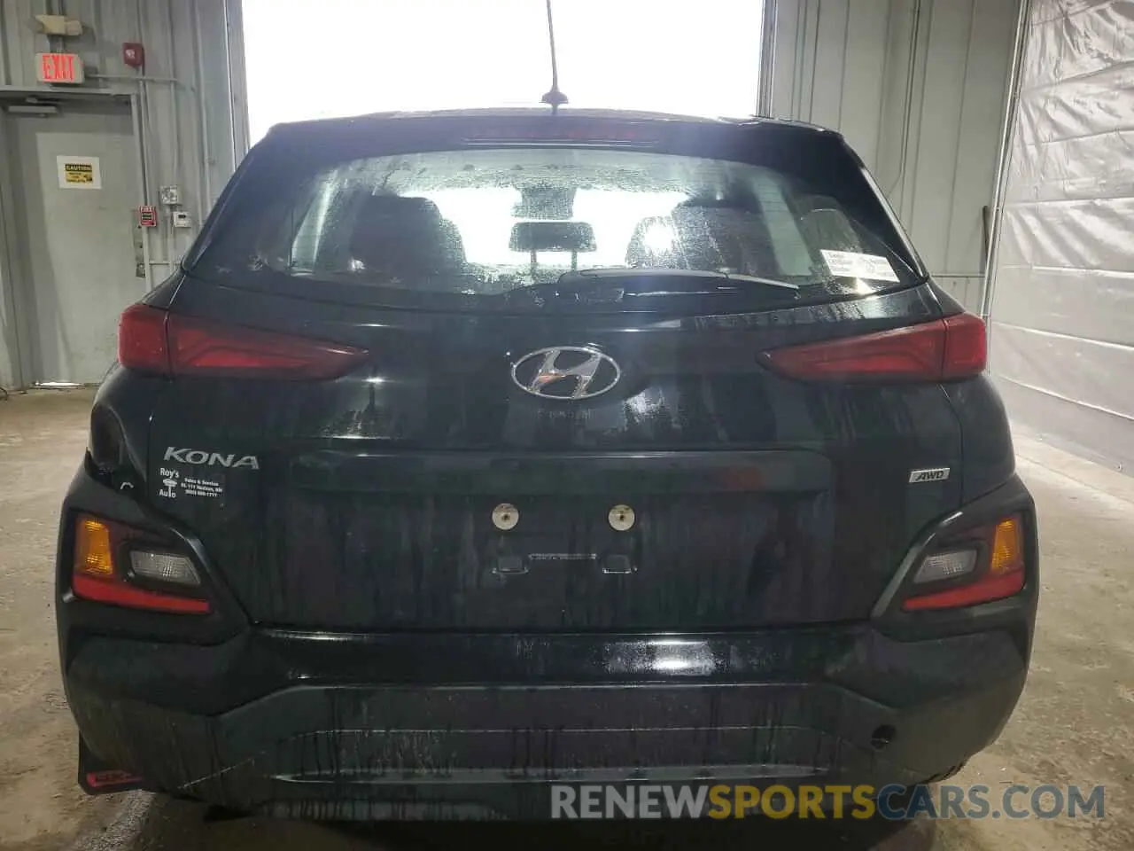 6 fotografías del automóvil dañado KM8K1CAA8LU472809 HYUNDAI KONA 2020
