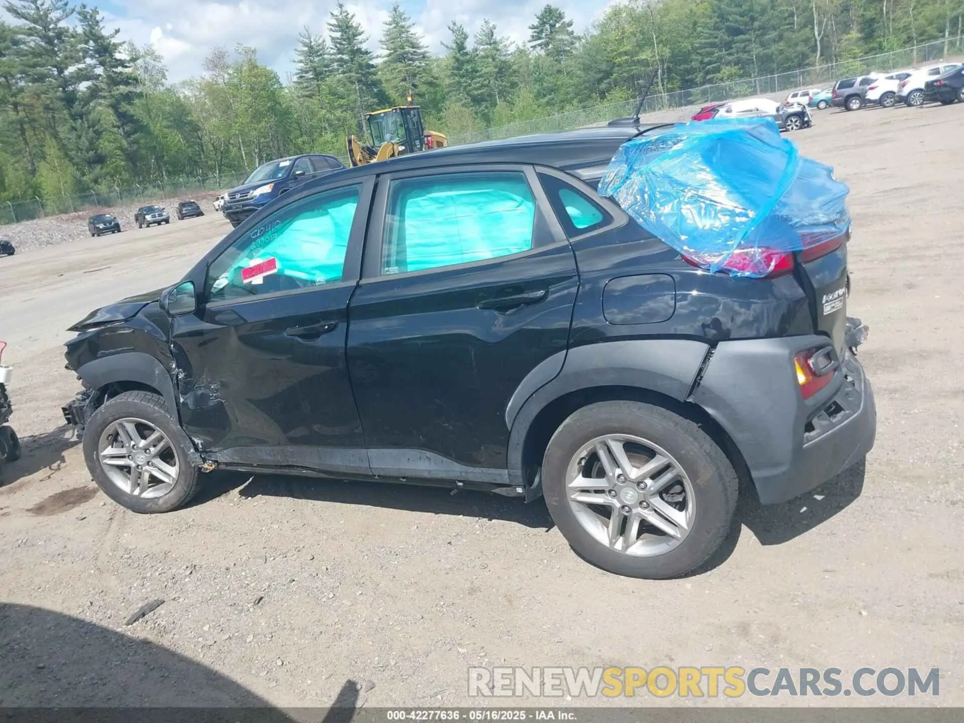 15 fotografías del automóvil dañado KM8K1CAA8LU574353 HYUNDAI KONA 2020