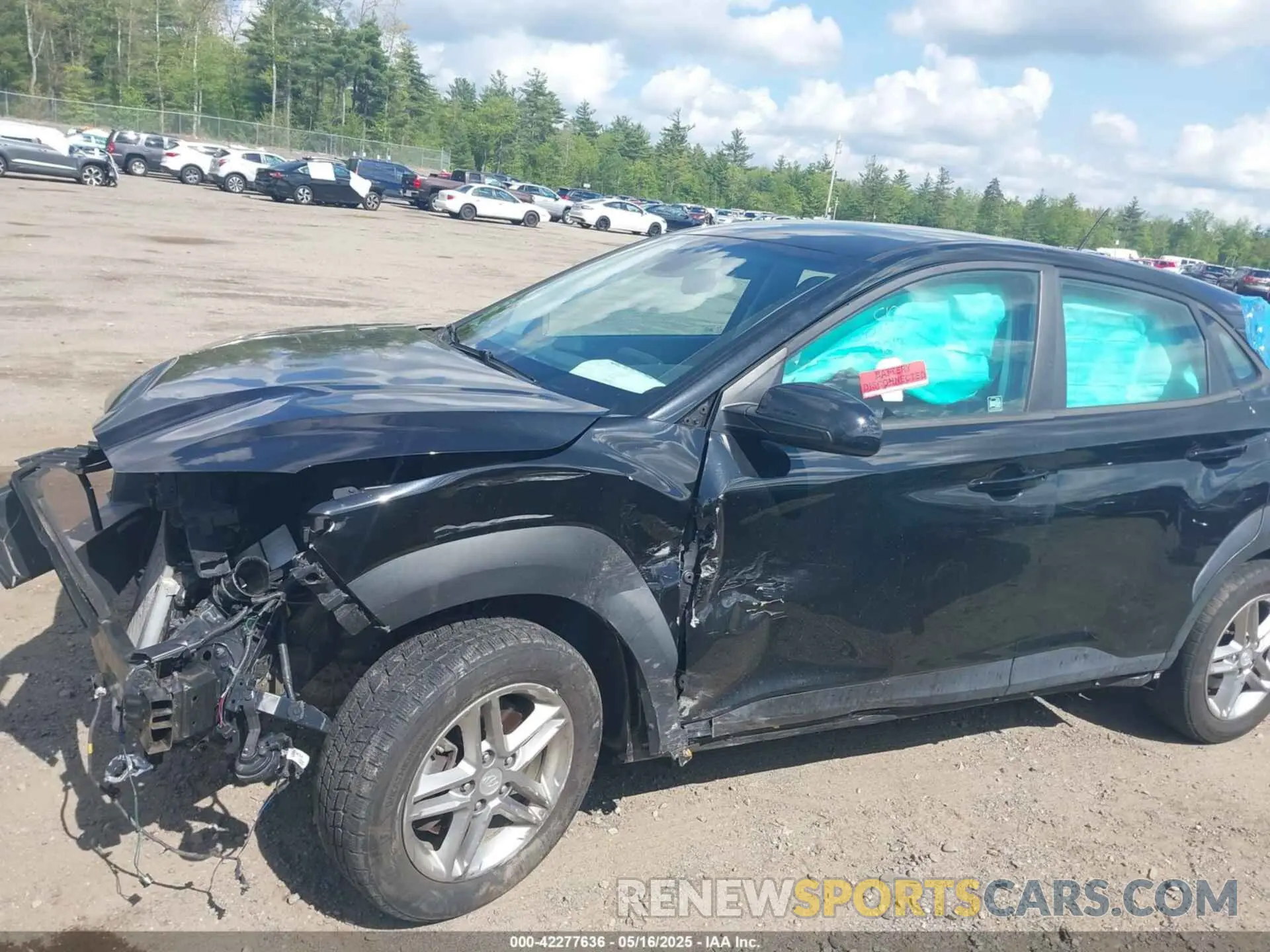 18 fotografías del automóvil dañado KM8K1CAA8LU574353 HYUNDAI KONA 2020