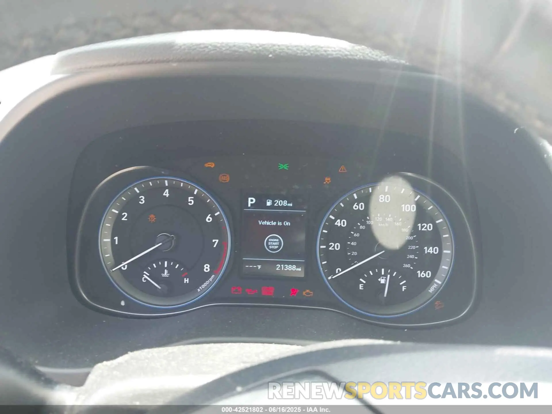 7 fotografías del automóvil dañado KM8K22AA1LU582222 HYUNDAI KONA 2020